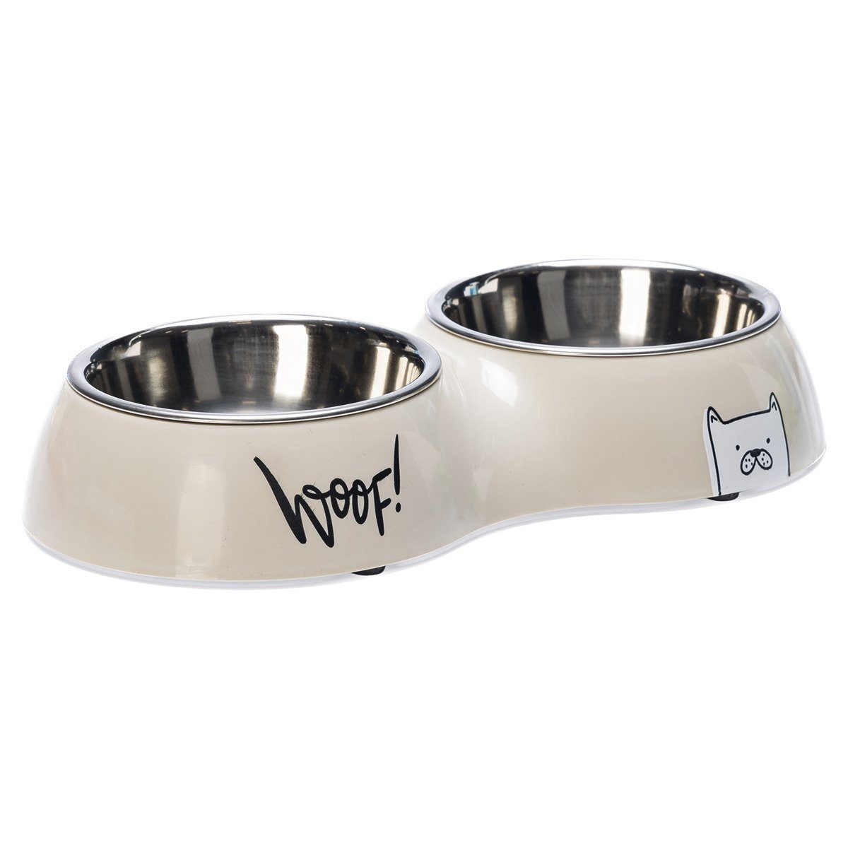 Napf-Set Hundenapf Elize Dinner Set hellgrau
