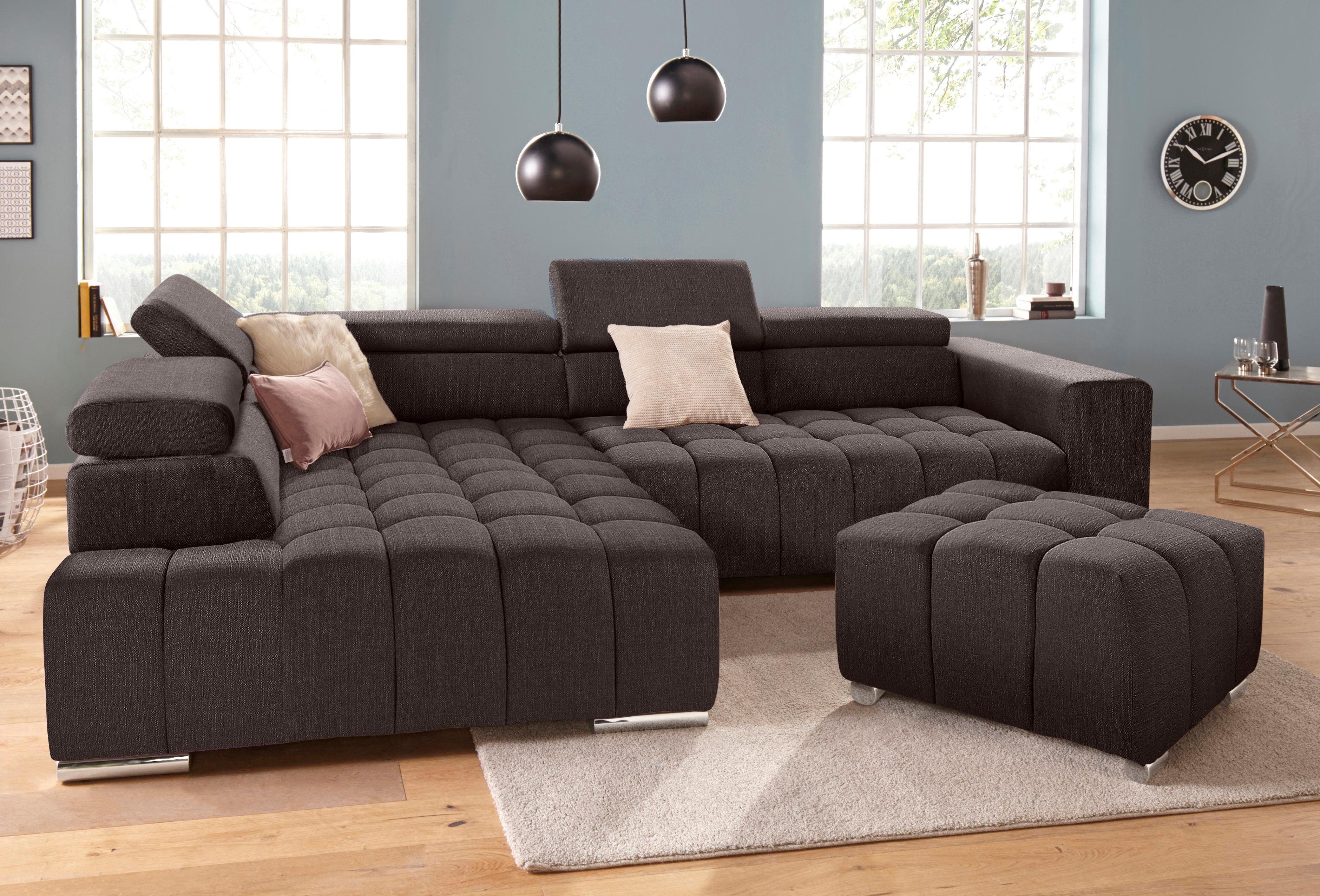 exxpo - sofa fashion Hocker Elias hochwertig und elegant, mit tollem Sitzkomfort