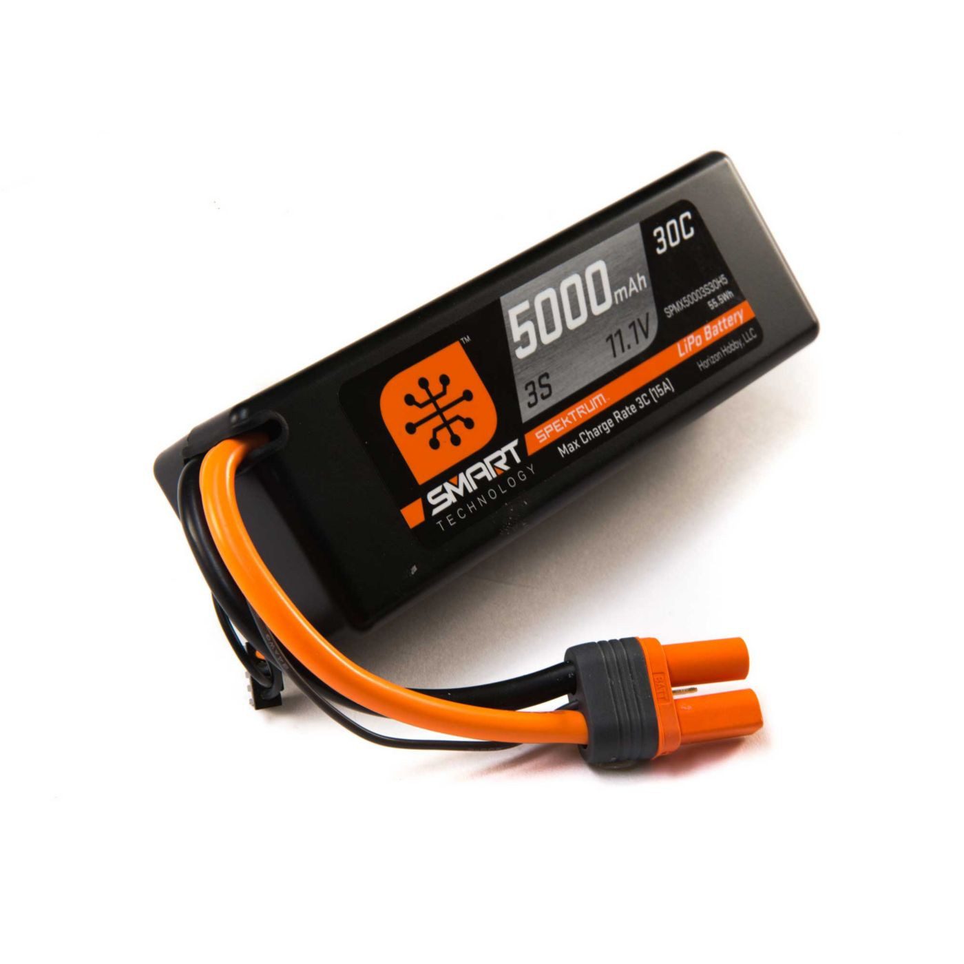 Spektrum Spektrum Lipo Akku 5000mah 3S 11.1V Smart 30C Hardcase IC5 RC-Fernsteuerung