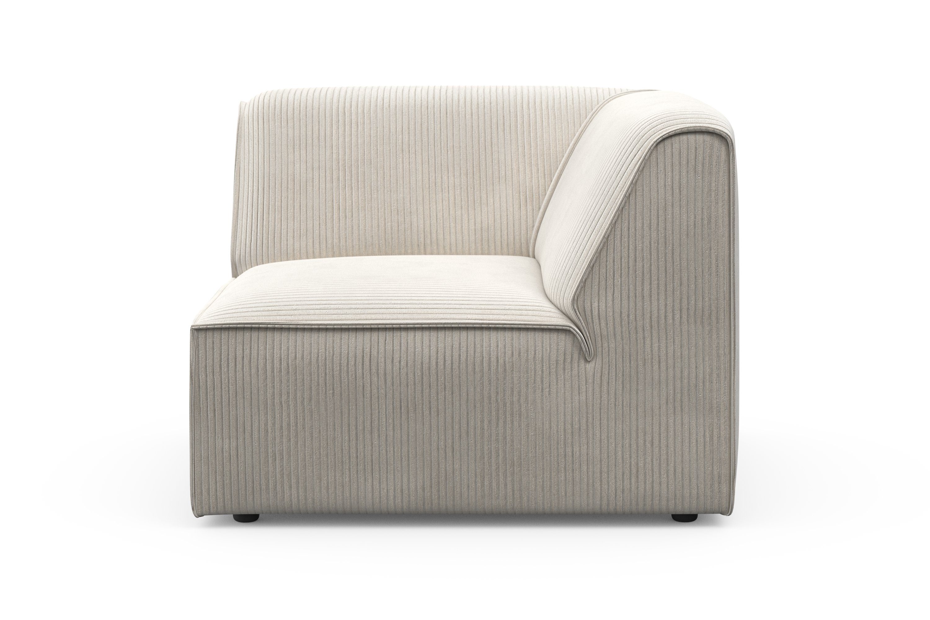 Sofa-Eckelement Merid, Sofaelement, Maße B/T/H: 97/97/46 cm