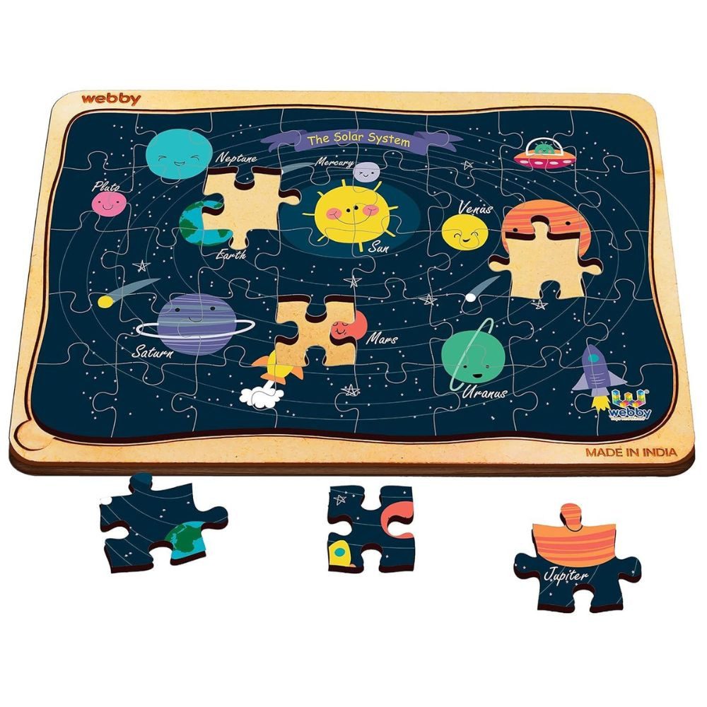 Webby Toys Puzzle Holzpuzzle-Set für Kinder – 40 Teile – Lernspiel ab 3 Jah günstig online kaufen
