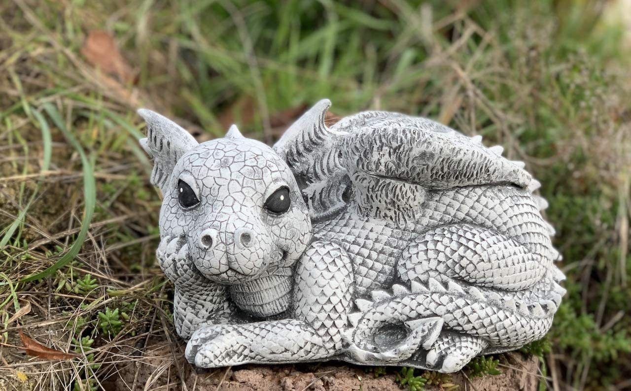 Stone and Style Gartenfigur Steinfigur Drache günstig online kaufen