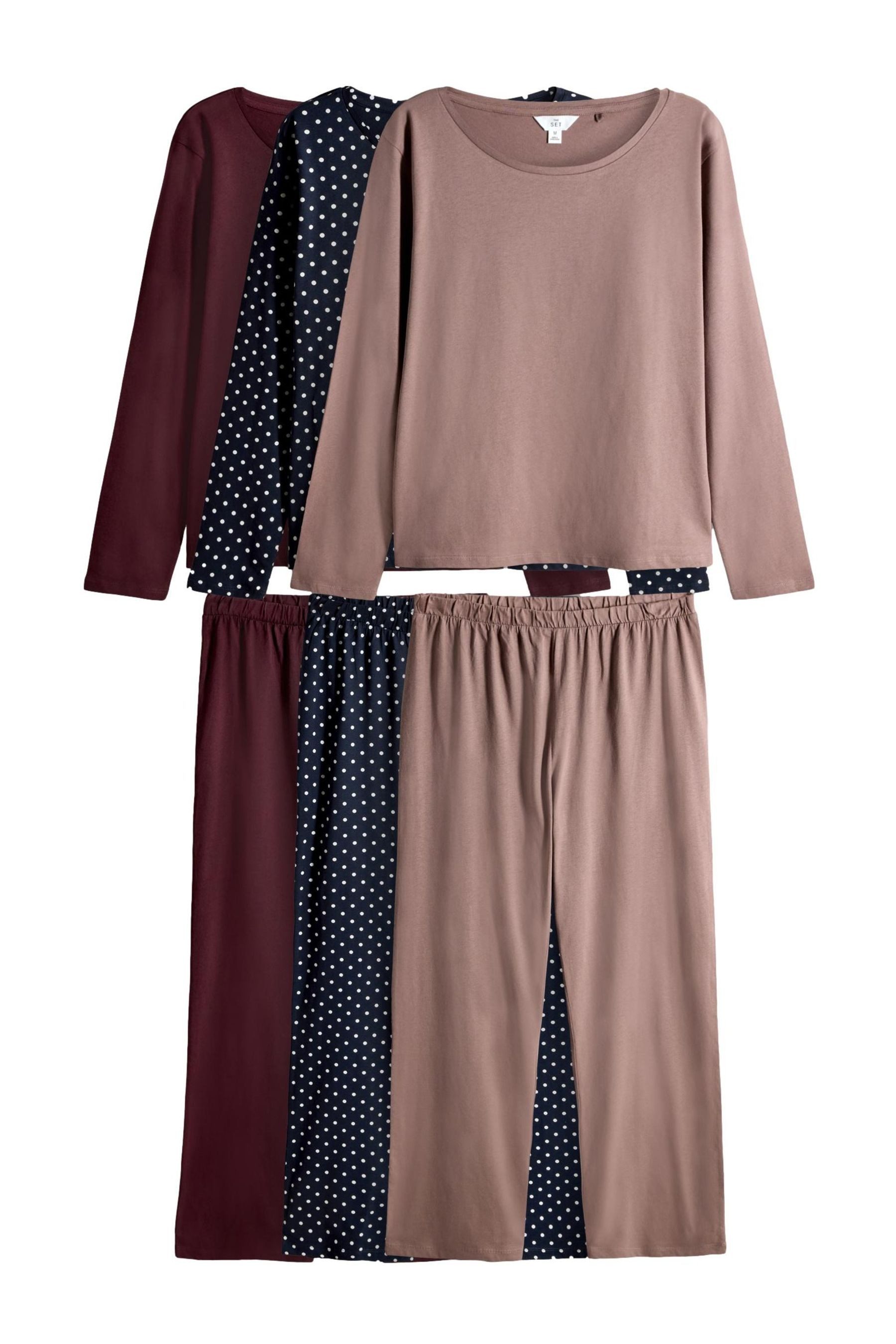 The Set Pyjama The Set Jersey-Langarm-Schlafanzüge, günstig online kaufen