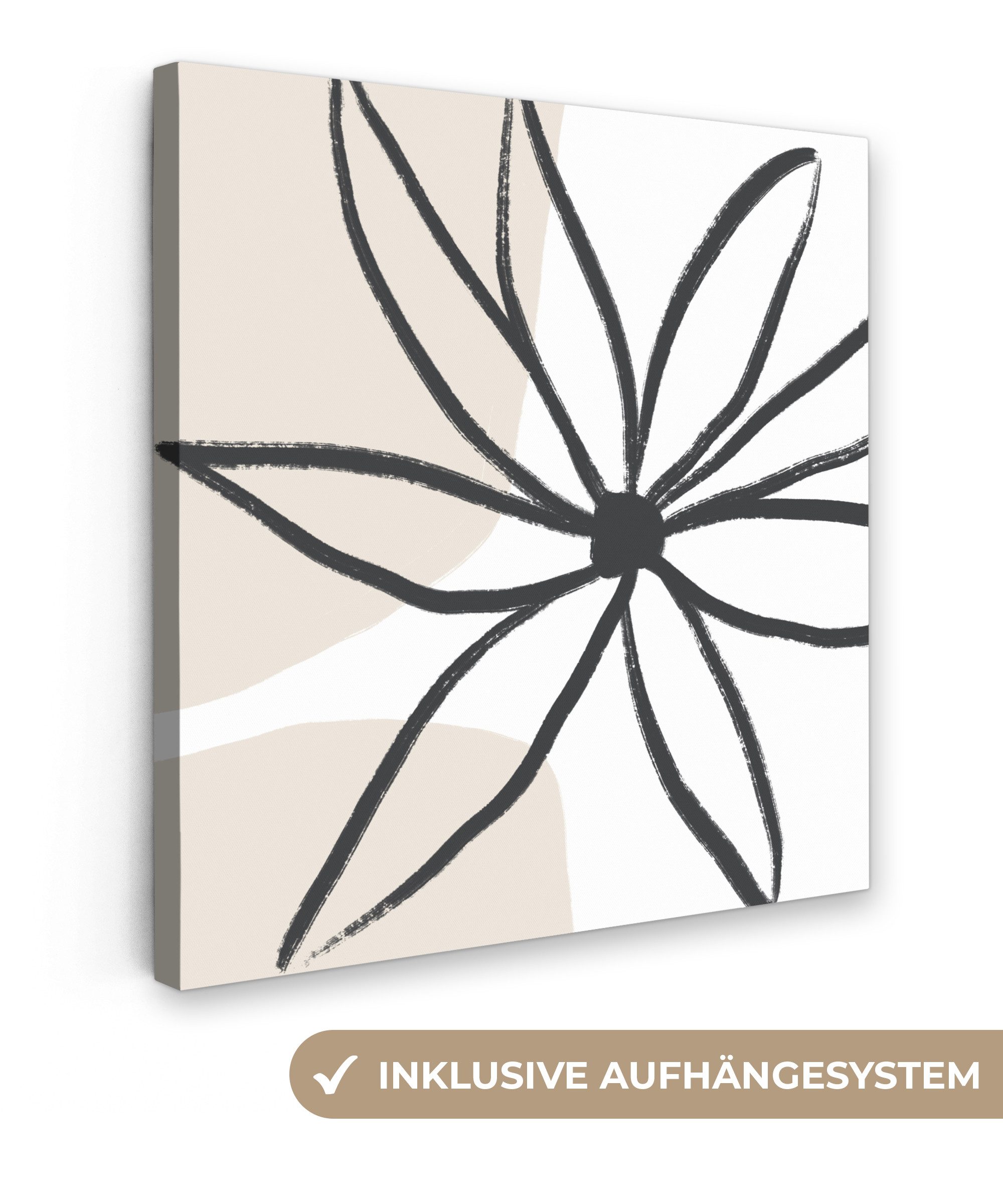 OneMillionCanvasses® Leinwandbild Blumen - Minimalismus - günstig online kaufen