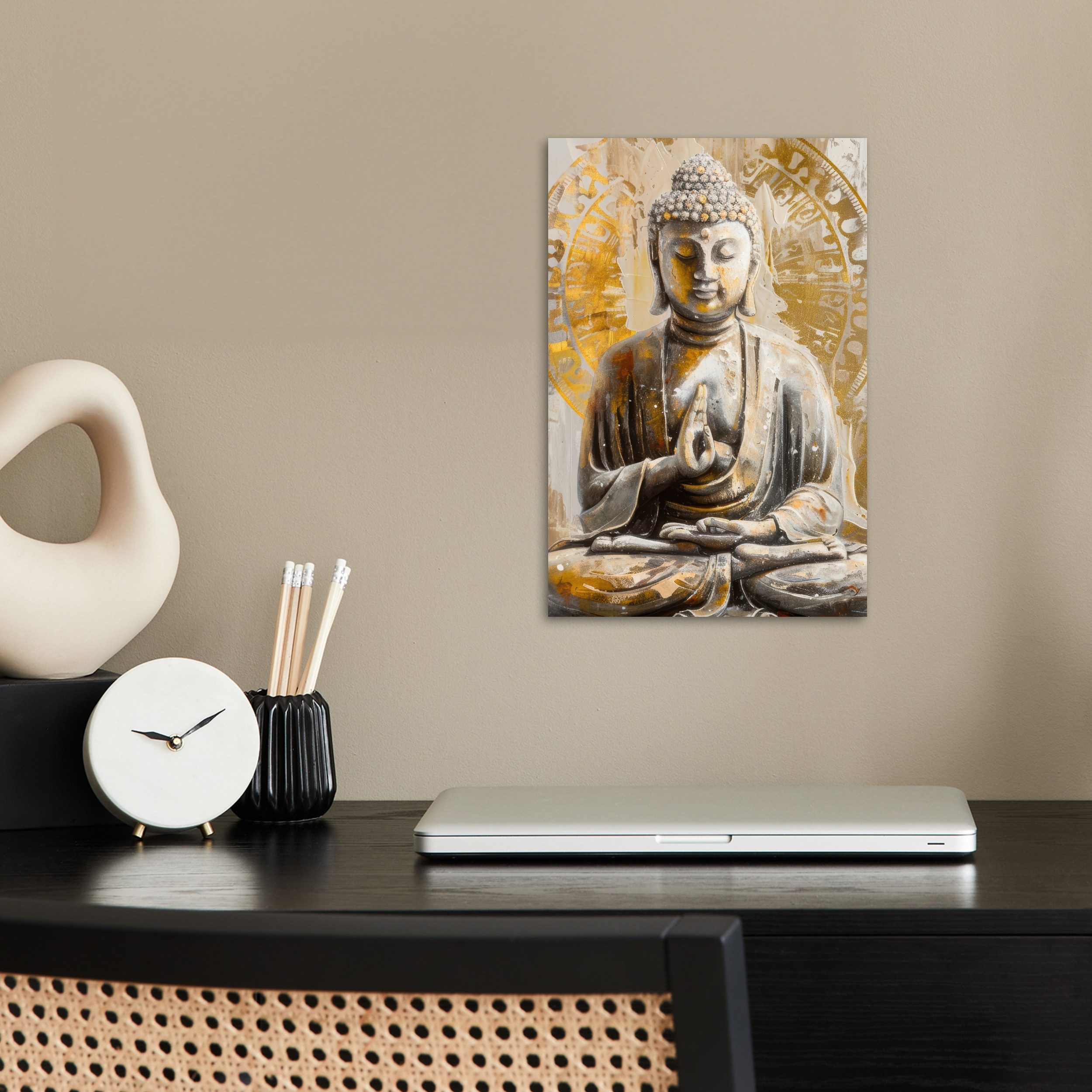 MuchoWow Poster Buddha - Blume - günstig online kaufen