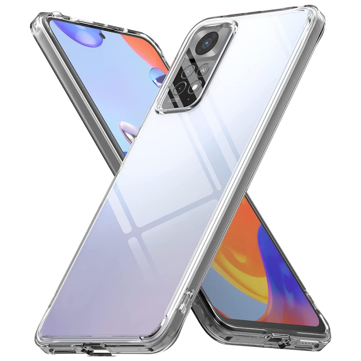 CoolGadget Handyhülle Transparent Ultra Slim Case für Xiaomi Redmi Note 11 Pro+ 5G 6,67 Zoll, Silikon Hülle Dünne Schutzhülle für Redmi Note 11 Pro+ 5G Hülle