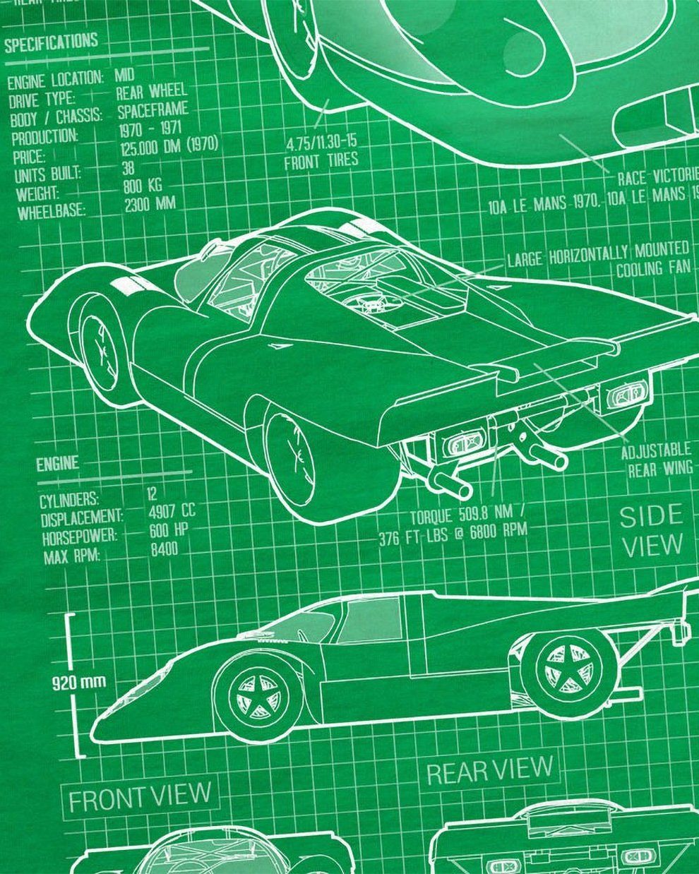 style3 T-Shirt 97K Le Mans 24stunden günstig online kaufen
