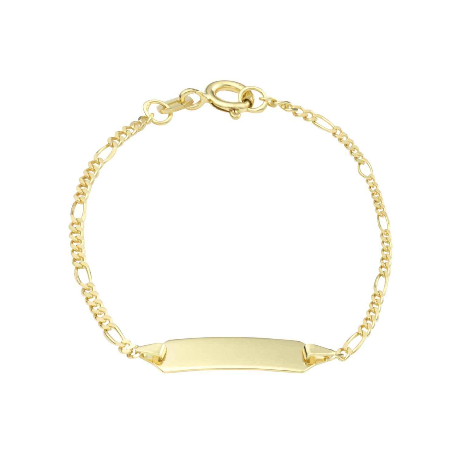 Amor Armband Amor Identarmband für Kinder, Unisex, Gold 375 (Identbänder, 1-tlg)