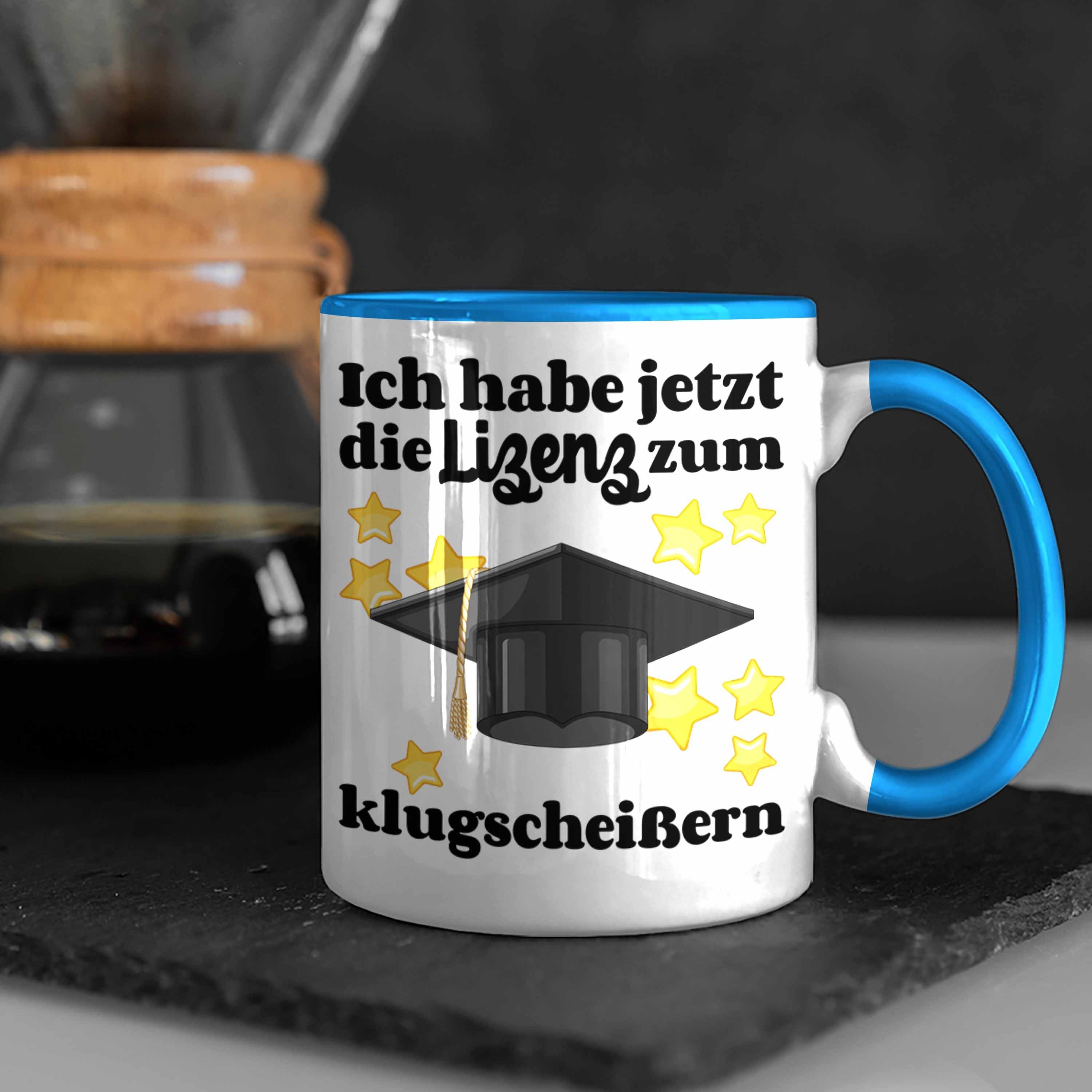 Abitur Abi Weiss Graduation Bachelor Trendation Tasse Abschluss Geschenk Master Trendation Bestanden - Tasse Prüfung Spruch