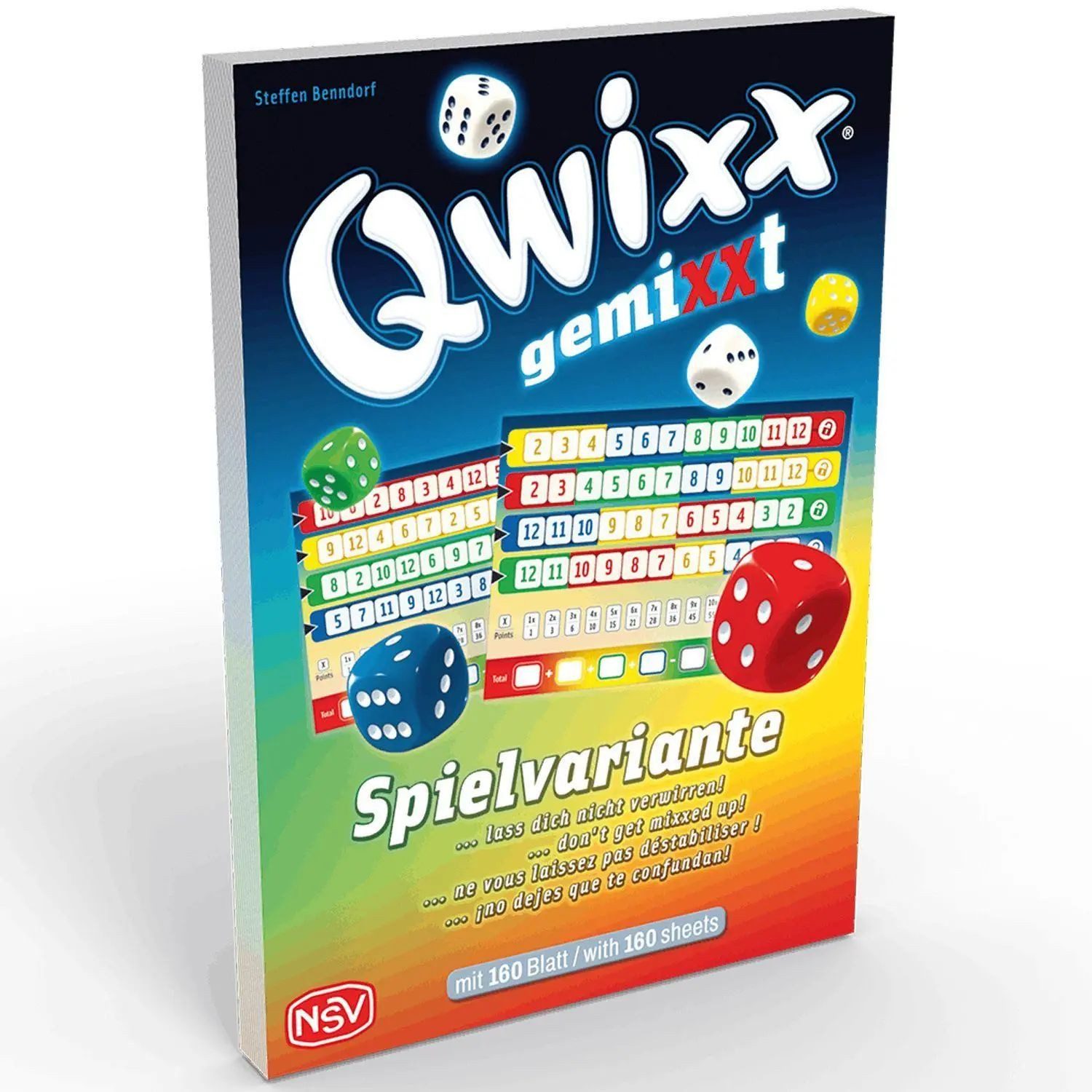 Cartamundi Spiel QWIXX GEMIXXT XL - ZUSATZBLÖCKE