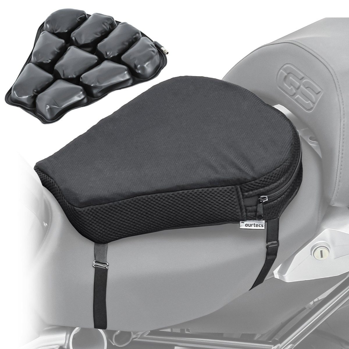 Tourtecs Sitzbank Motorrad Komfort Sitzbank Kissen günstig online kaufen
