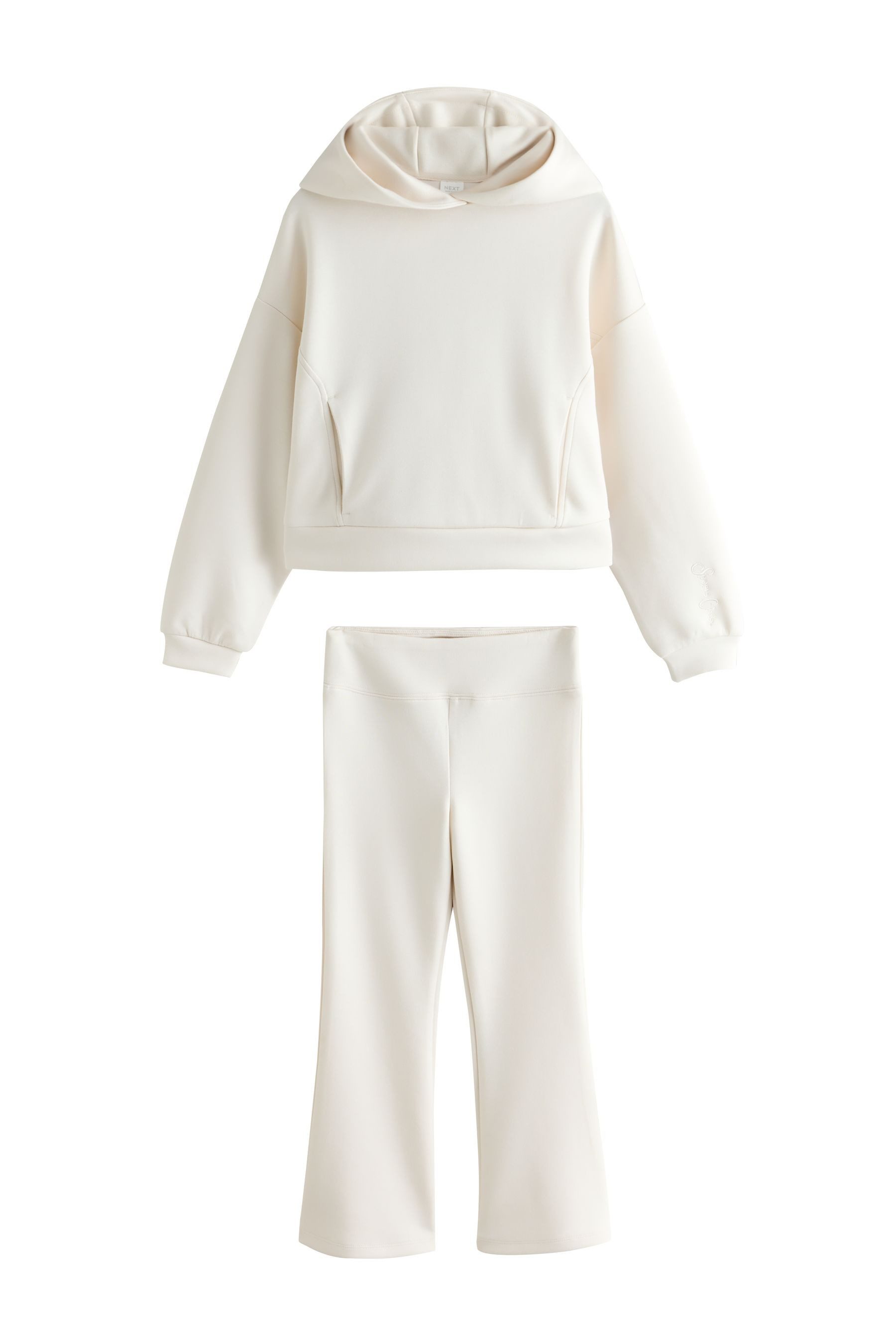 Next Sweatanzug Hoodie und Schlaghose, Set (2-tlg)