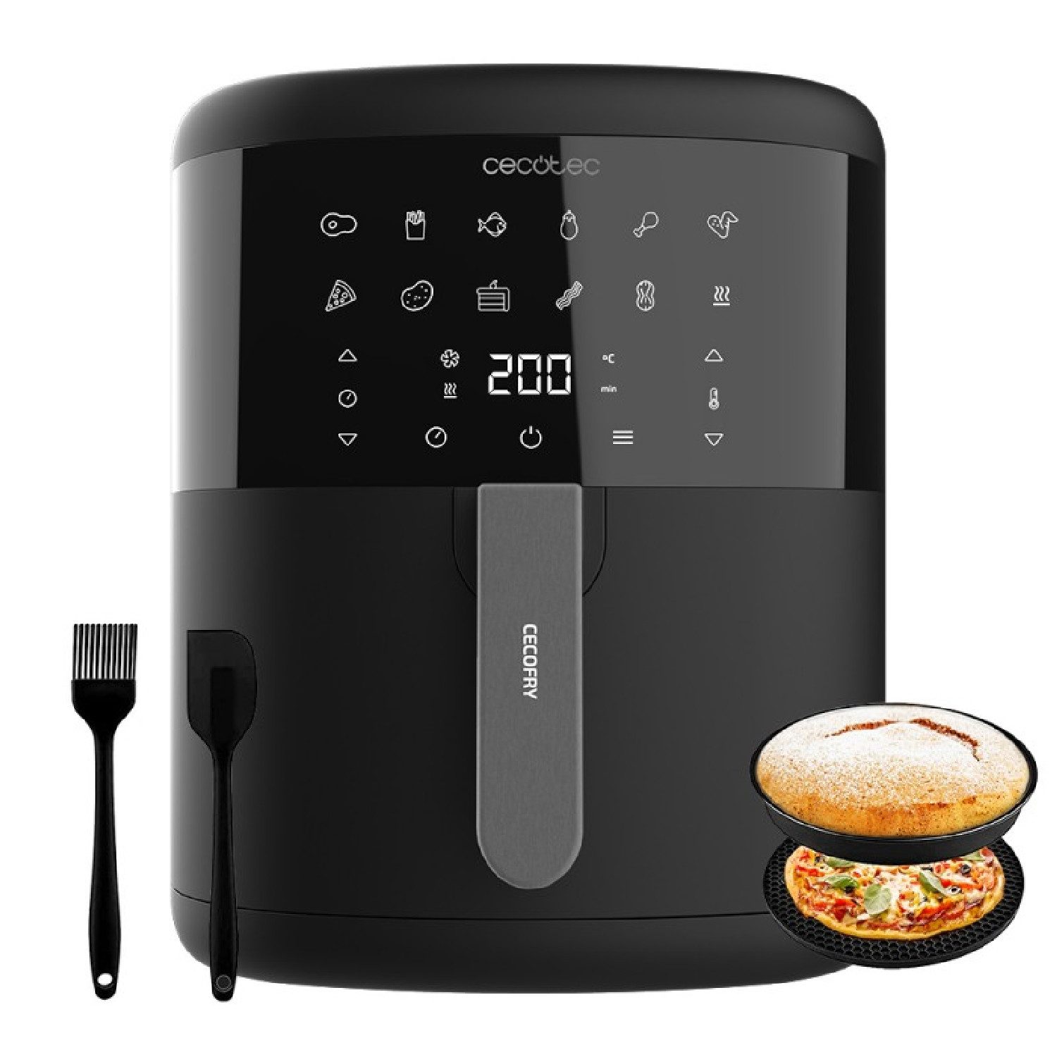 Cecotec Heißluftfritteuse Cecofry Bombastik 6000 Full, 1700 W, Cecofry Bombastik 6000 Full