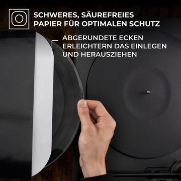 Big Fudge LP-Schutzhülle Schwere, säurefreie Schallplatten-Innenhüllen für LPs & Singles