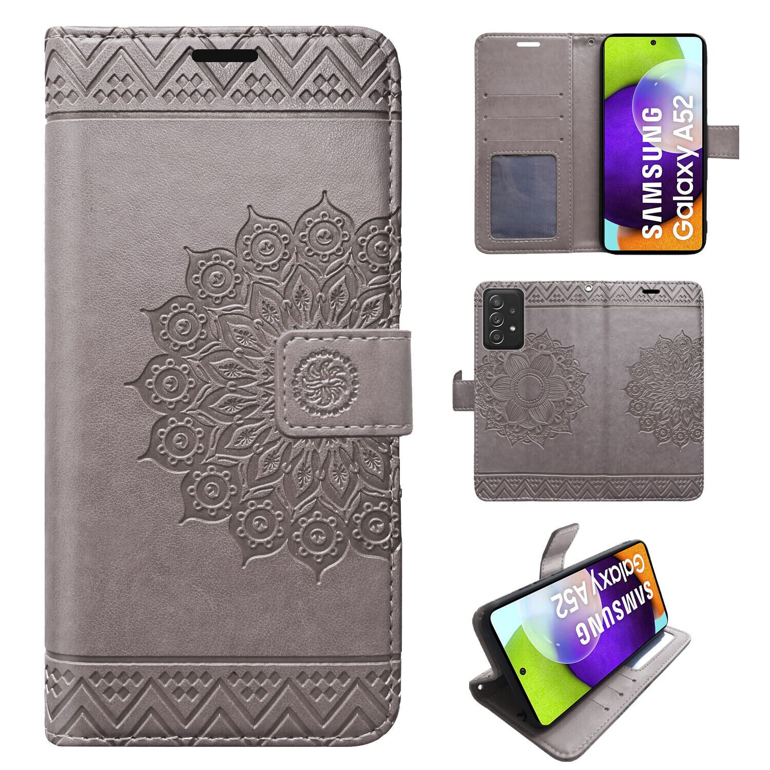 betterfon Handyhülle Handytasche für Samsung Galaxy A52 Klapphülle, Wallet Case mit Kartenfächern Magnetverschluss und weicher Innenhülle