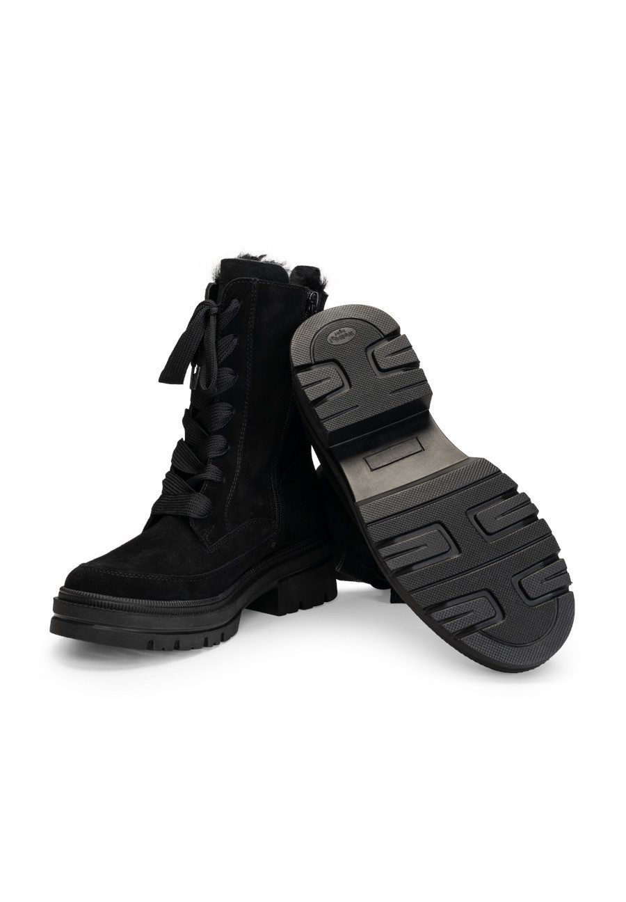 vitaform Damen Stiefeletten Veloursleder Stiefelette