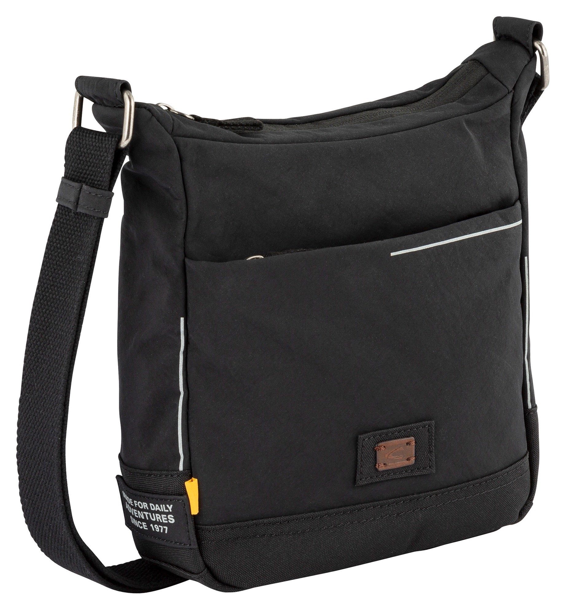 Sorgenfreiheitsgarantie camel BB praktischen schwarz Design active CITY Umhängetasche M, Cross im bag