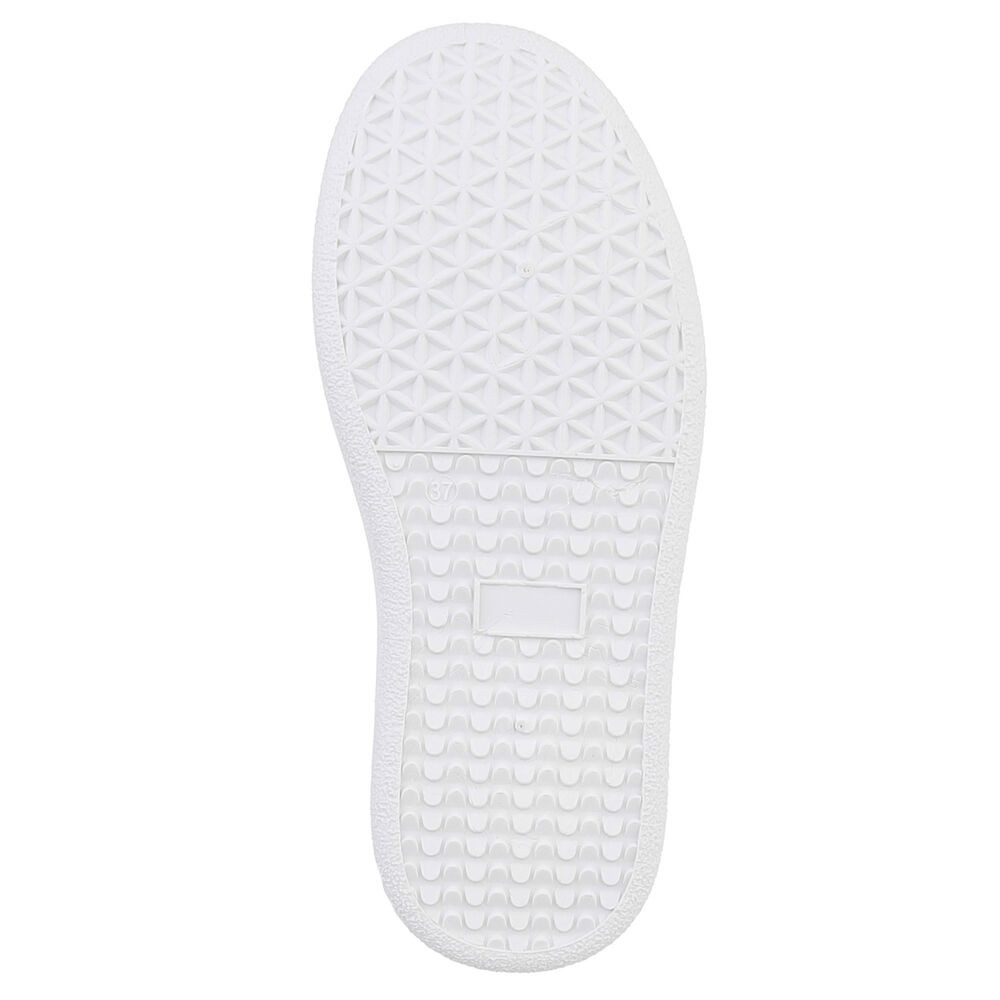 Ital-Design Damen Low-Top Freizeit Sneaker (88577216) Flach Sneakers Low in Weiß