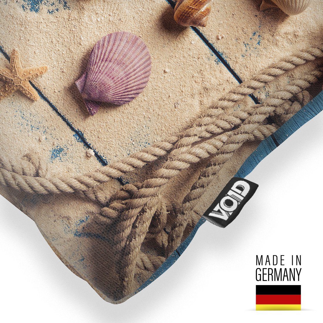 VOID Kissenbezug, (1 Stück), Seestern Muschel Sand Strand meer ozean meerestiere baden urlaub spie