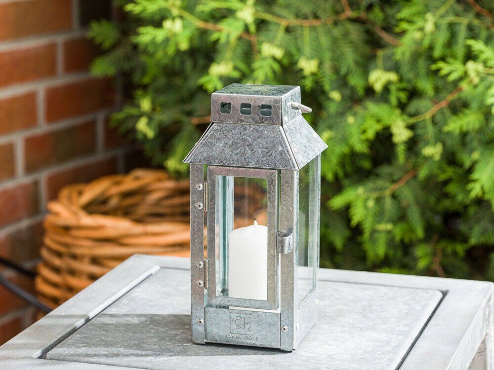 A2 Living Kerzenhalter A2 Living Allwetter Laterne MICRO KLEIN Verzinkt 22 cm