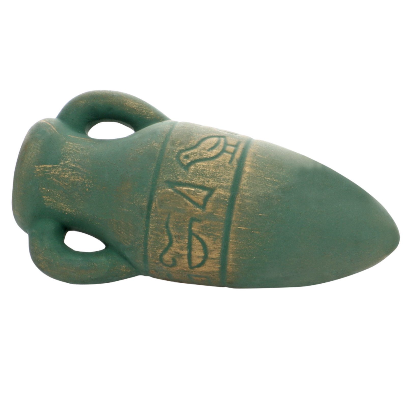 Thumbnail - HOBBY Aquariendeko Amphore bronze S natürliche Aquariendekoration - 13 cm