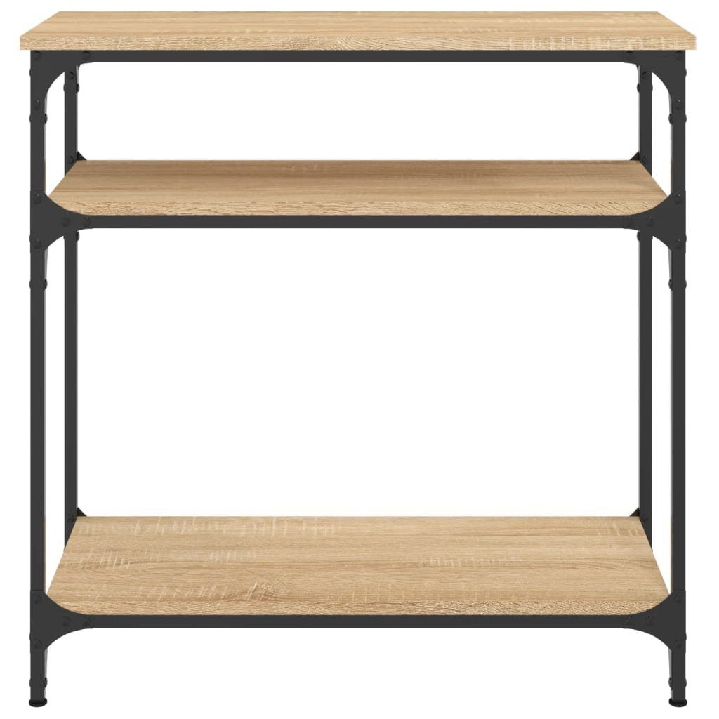 (1-St) Holzwerkstoff Beistelltisch cm Sonoma-Eiche 75x29x75 Konsolentisch vidaXL