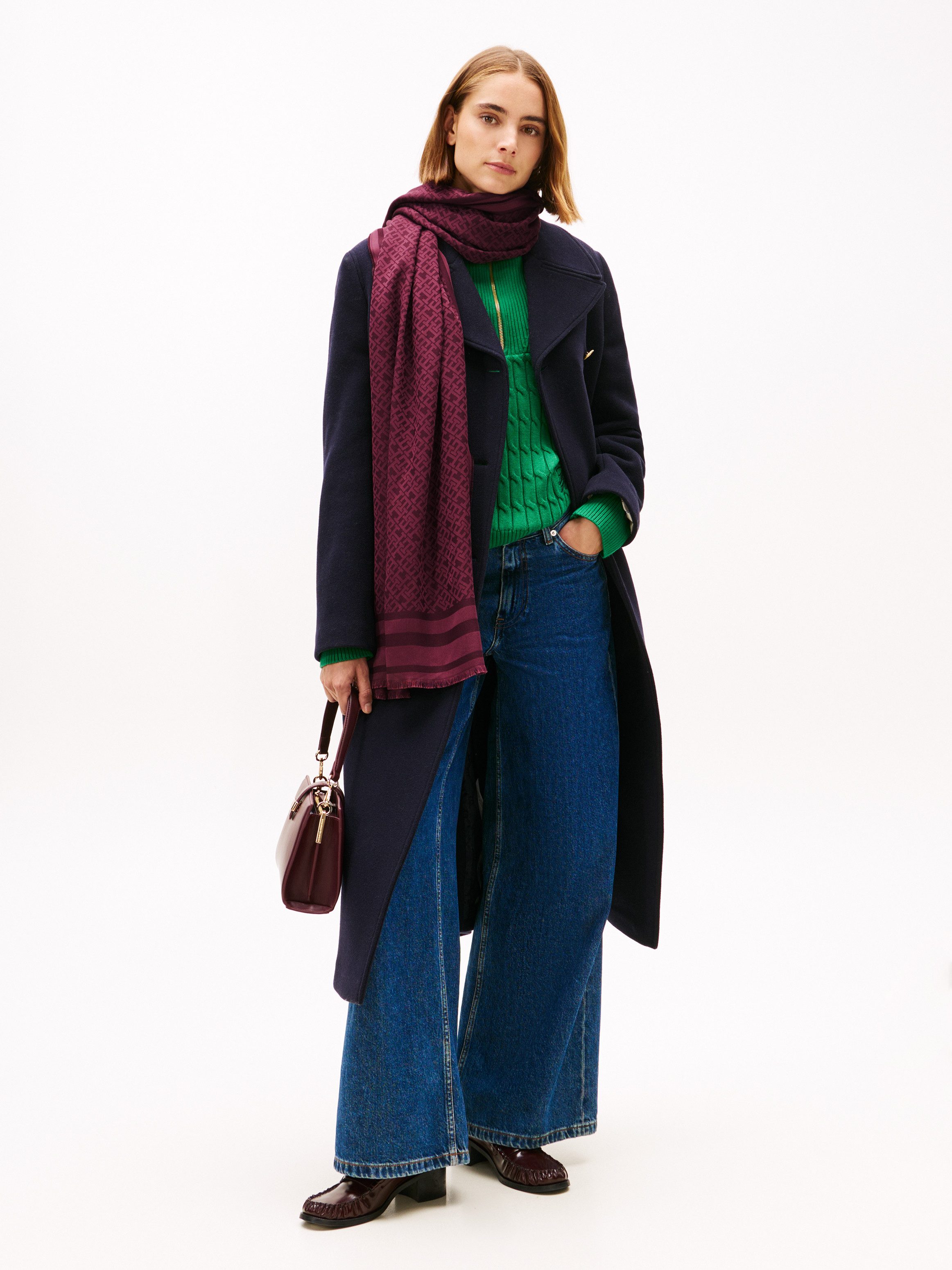 Tommy Hilfiger Modeschal TH MONOGRAM