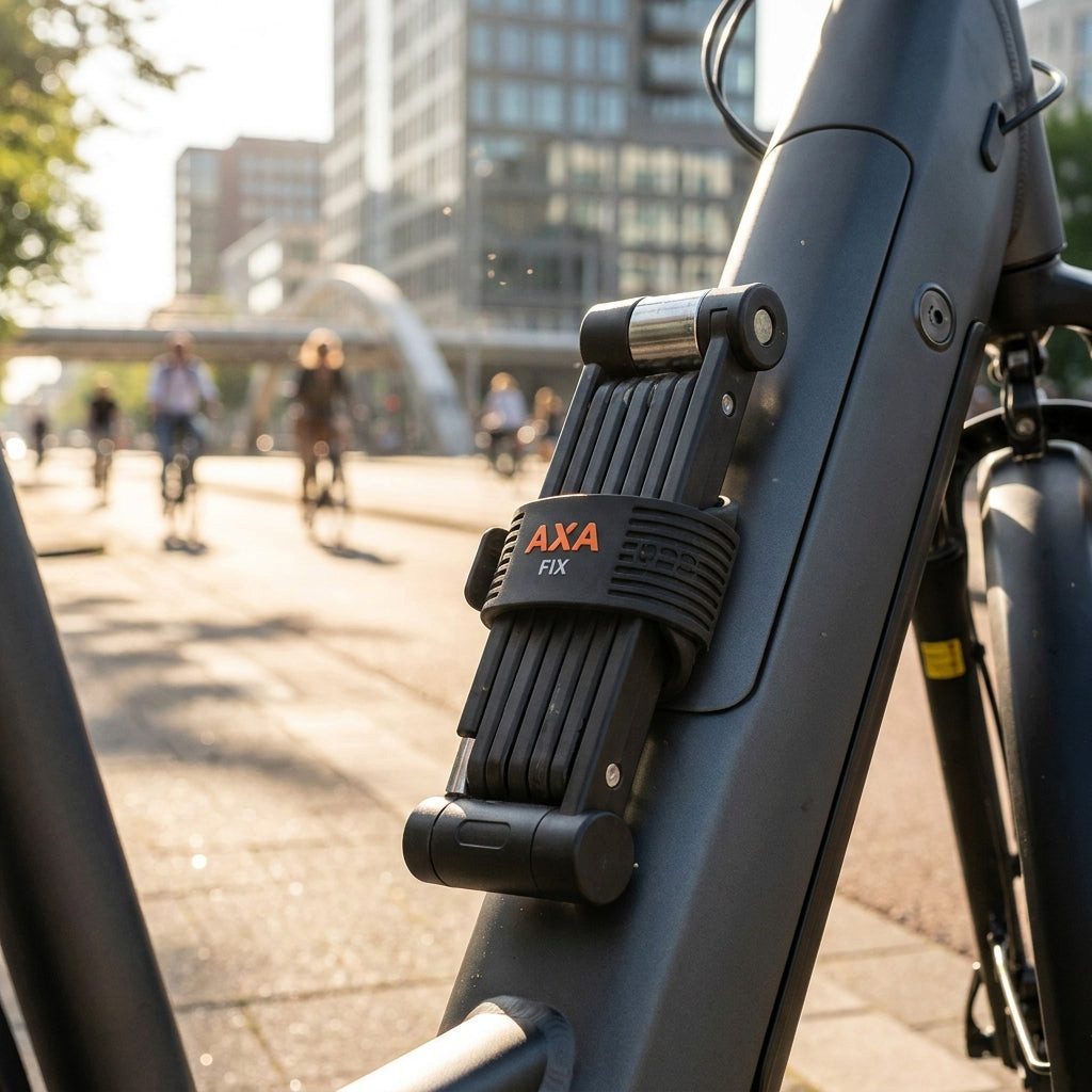 AXA Fahrradtasche AXA FIX Halterung Universal bis 12 cm Rahmen-Ø - flexible Zusatzbefest
