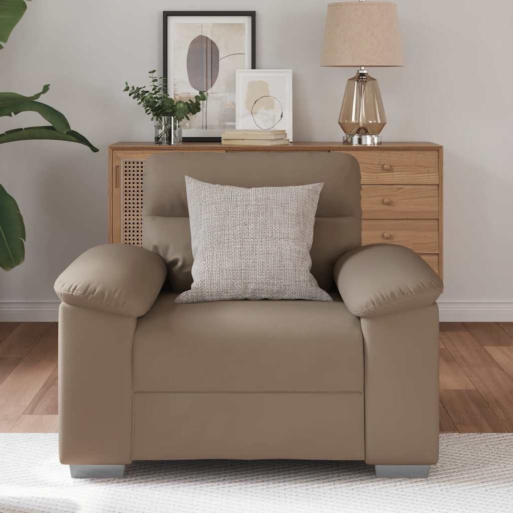 vidaXL Sofa Sessel Cappuccino-Braun 60 cm günstig online kaufen