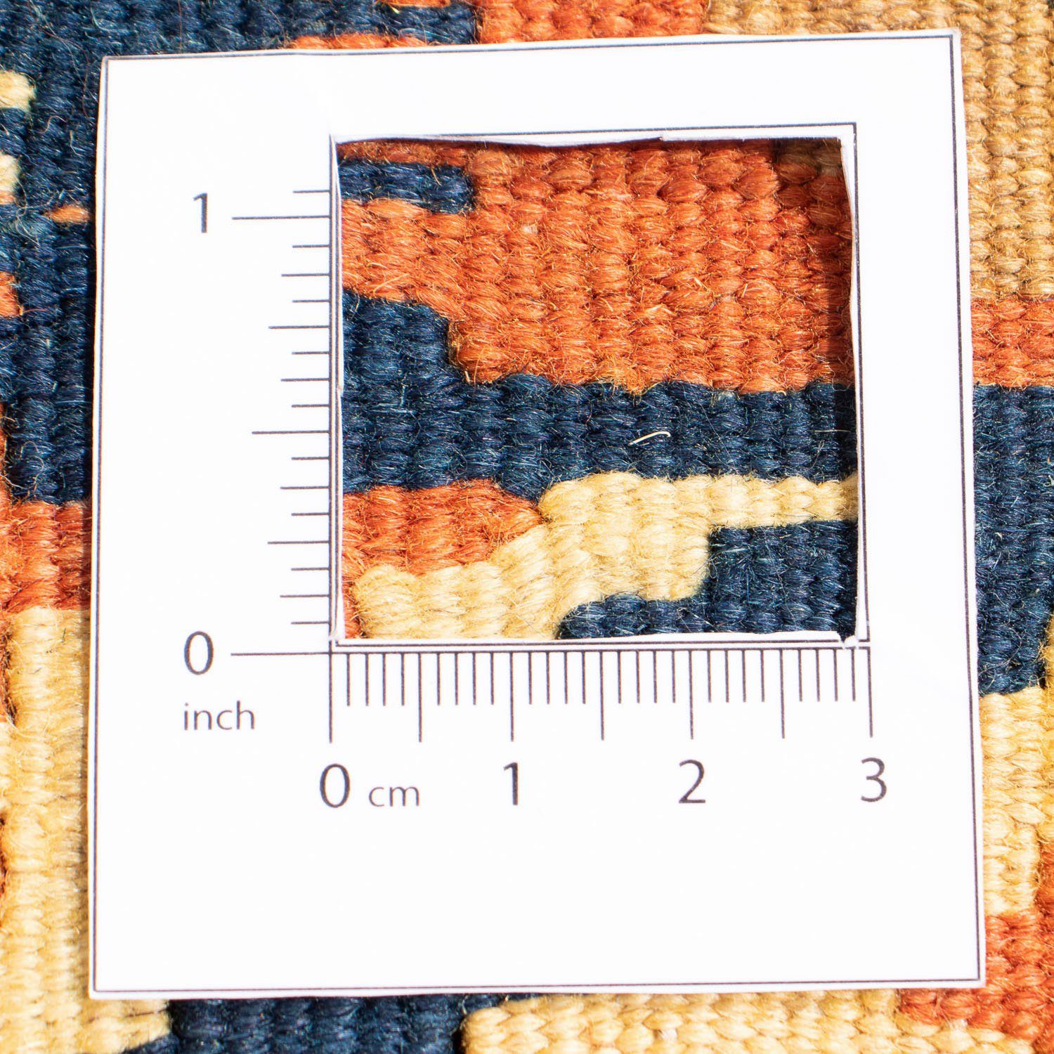 Wollteppich Kelim quadratisch, rost, Höhe: morgenland, quadratisch - cm 6 Wohnzimmer, Oriental - Einzelstück 100 x - mm, 107