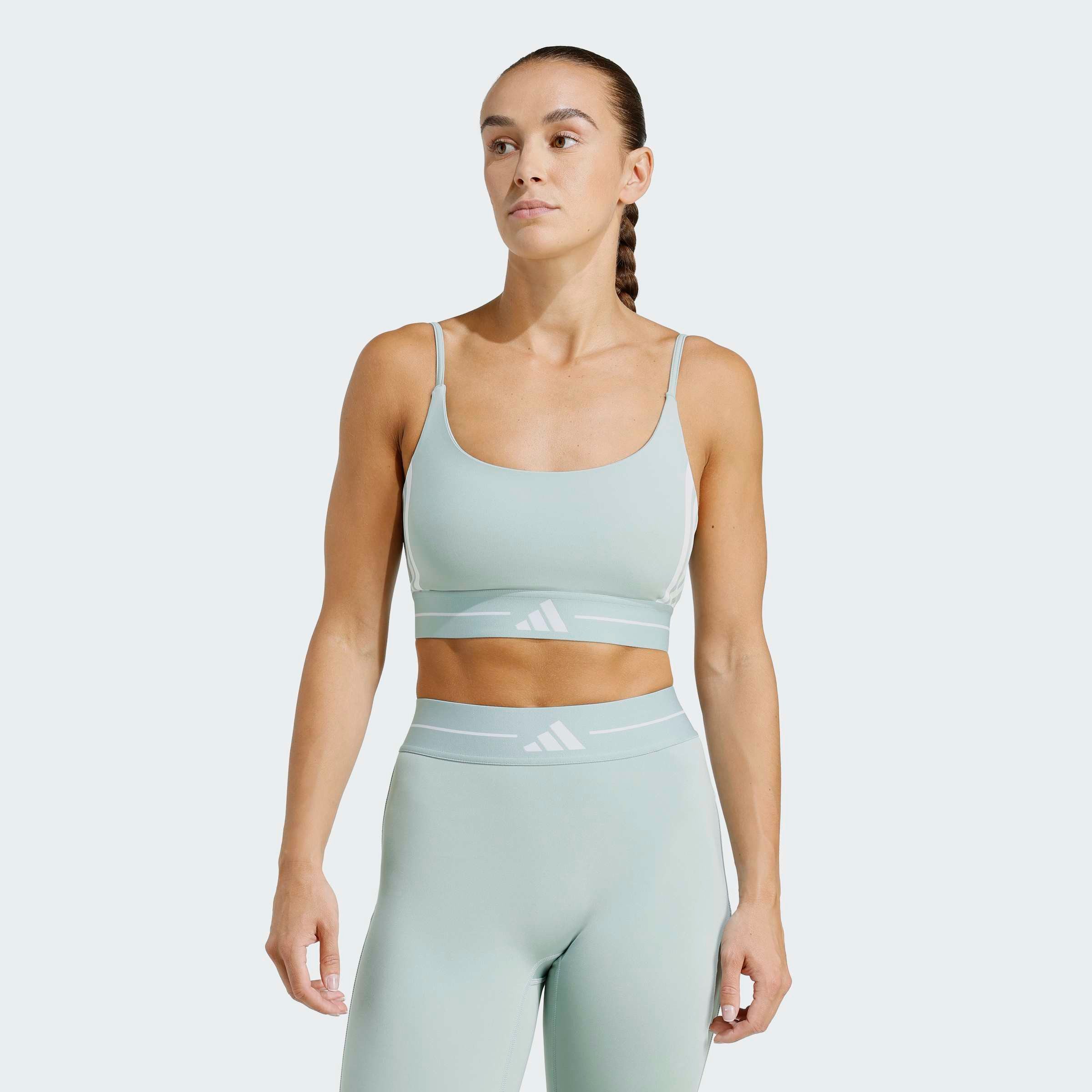 adidas Performance Sport-BH HYPERGLAM 3-STREIFEN LIGHT SUPPORT BH (1-tlg) günstig online kaufen