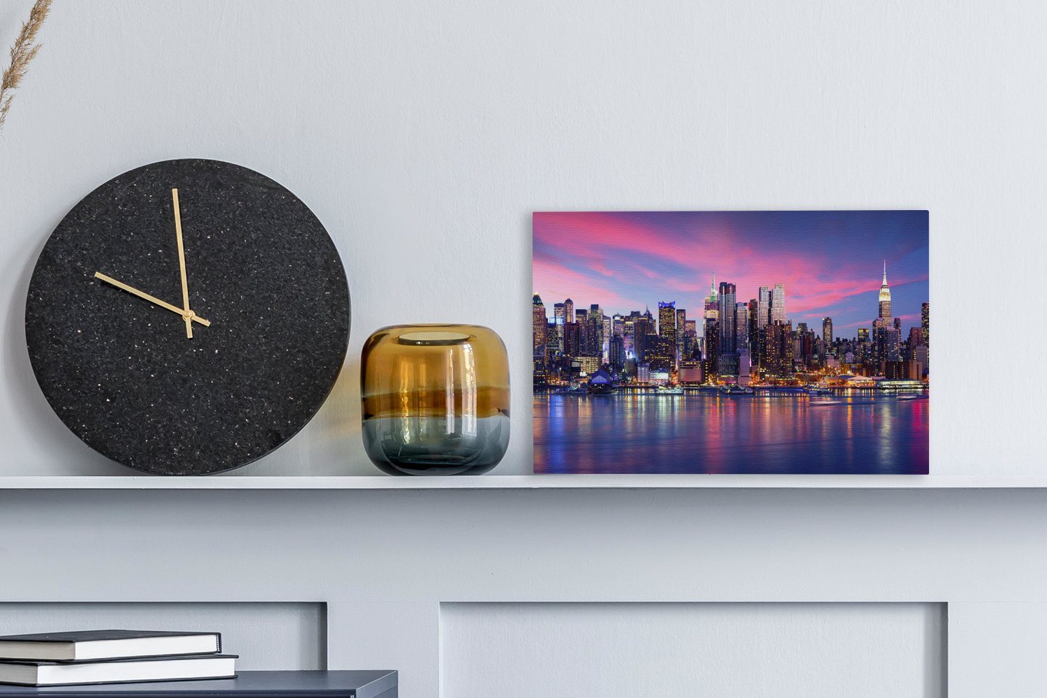 OneMillionCanvasses® Leinwandbild Skyline - Wasser - günstig online kaufen