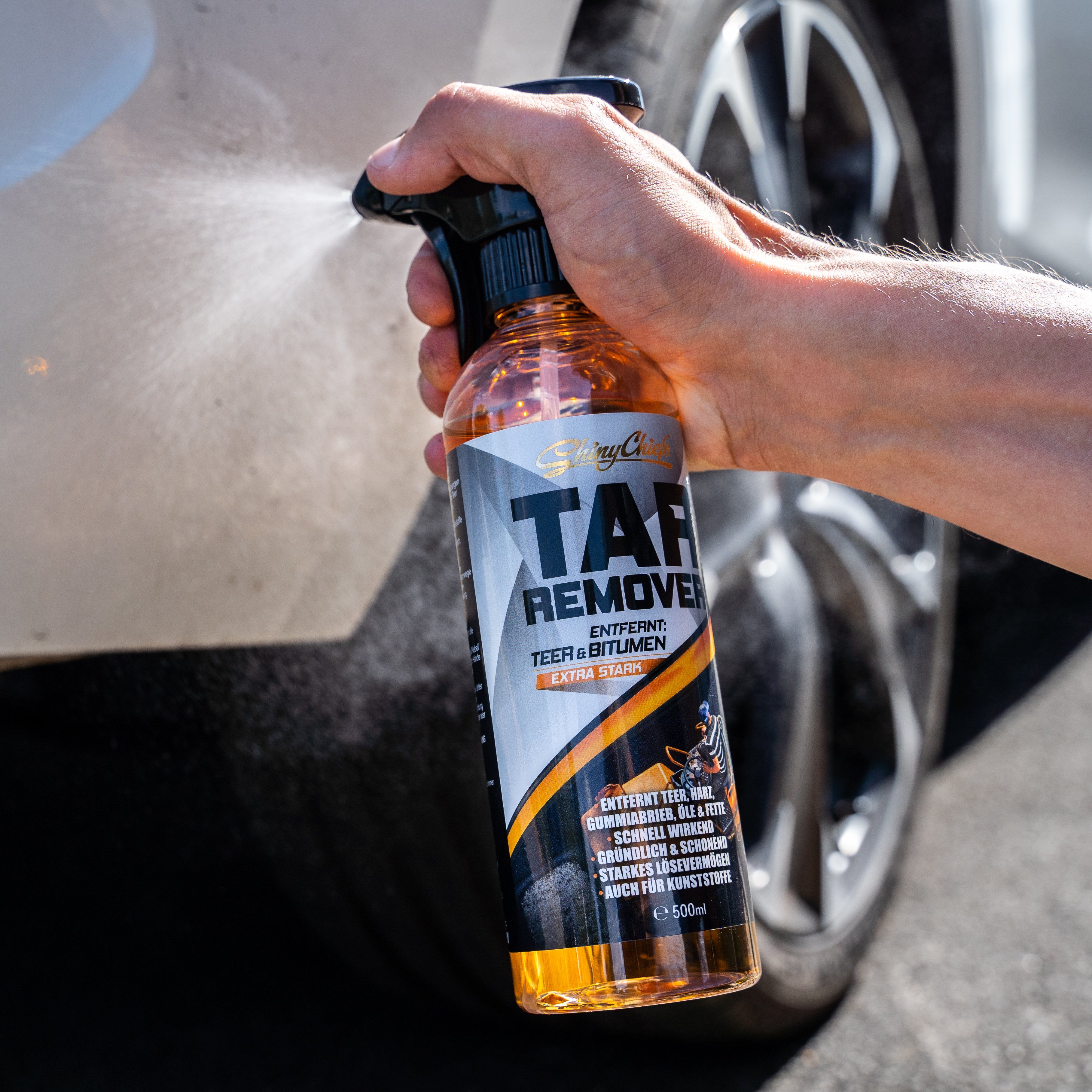 ShinyChiefs TAR REMOVER - ENTFERNT TEER & BITUMEN 500ml Auto-Reinigungsmittel (1-St)