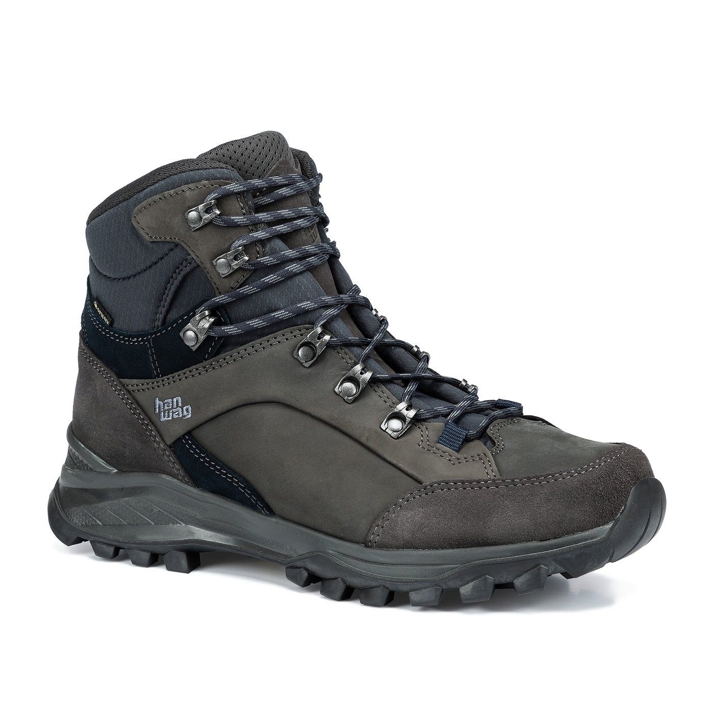 Banks GTX (Nubukleder, wasserdicht) navyblau/asphaltgrau Herren Wanderschuh