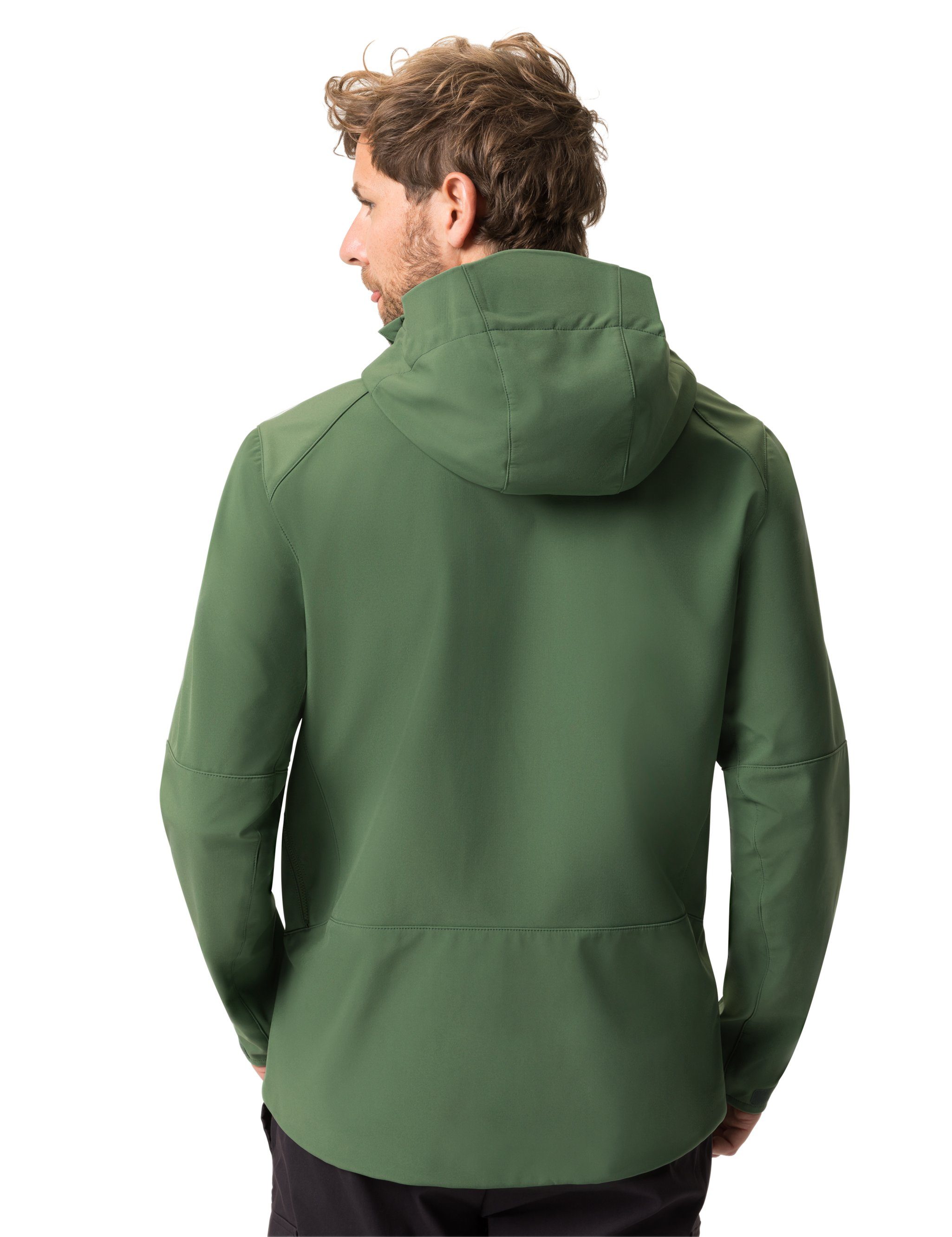 VAUDE Outdoorjacke Men's Roccia Softshell woodland II Klimaneutral Jacket (1-St) kompensiert