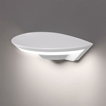 Maxkomfort Wandleuchte SETA, ohne Sensor, LED fest integriert, Tageslichtweiß, Neutralweiß, 4000K, LED, Außenwandleuchte, Wandlampe, Wandleuchte, Flurleuchte, Sensor, Bewegungsmelder, Neutralweiß, IP54