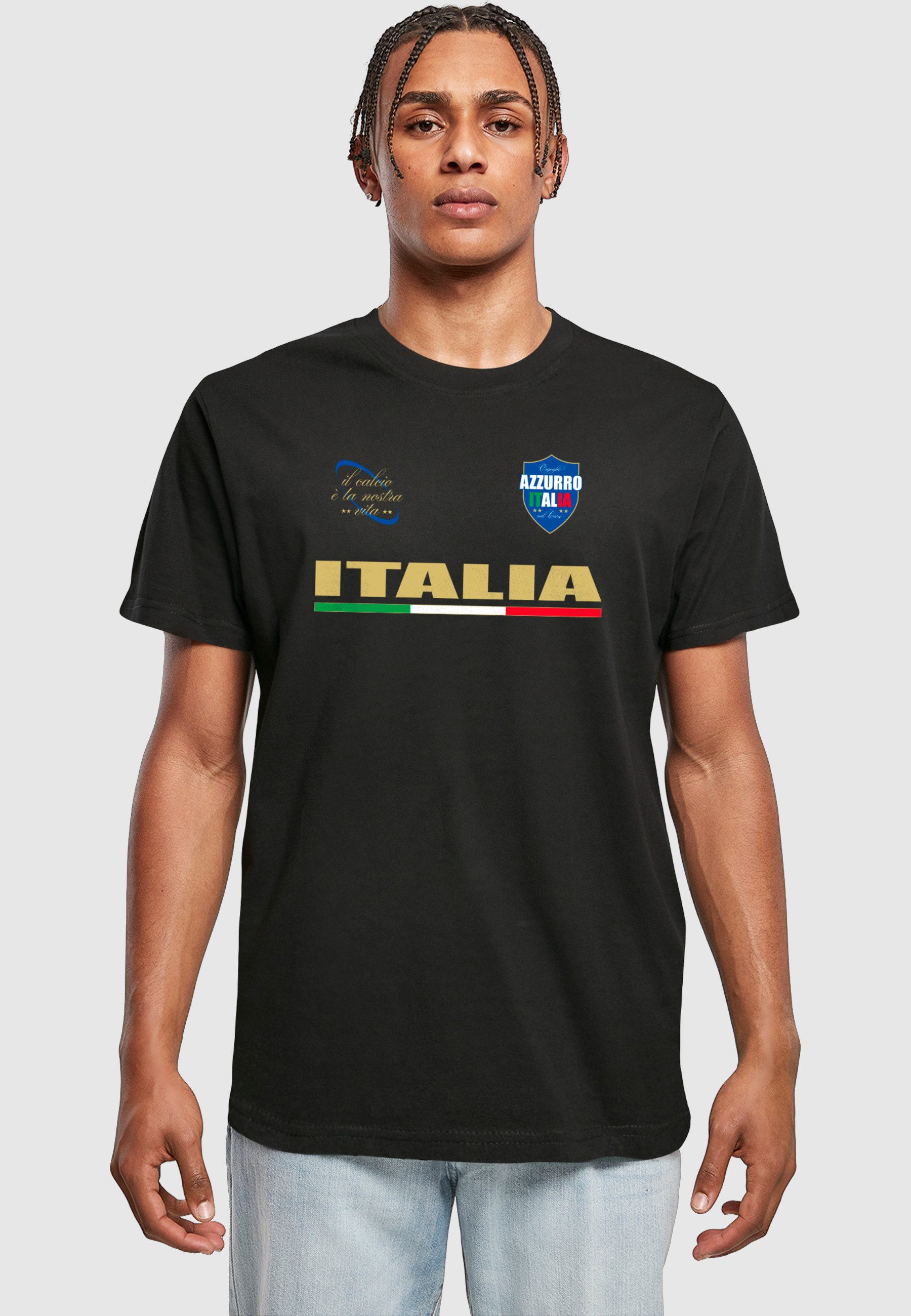 MisterTee T-Shirt MisterTee Italia Trikot Tee (1-tlg)