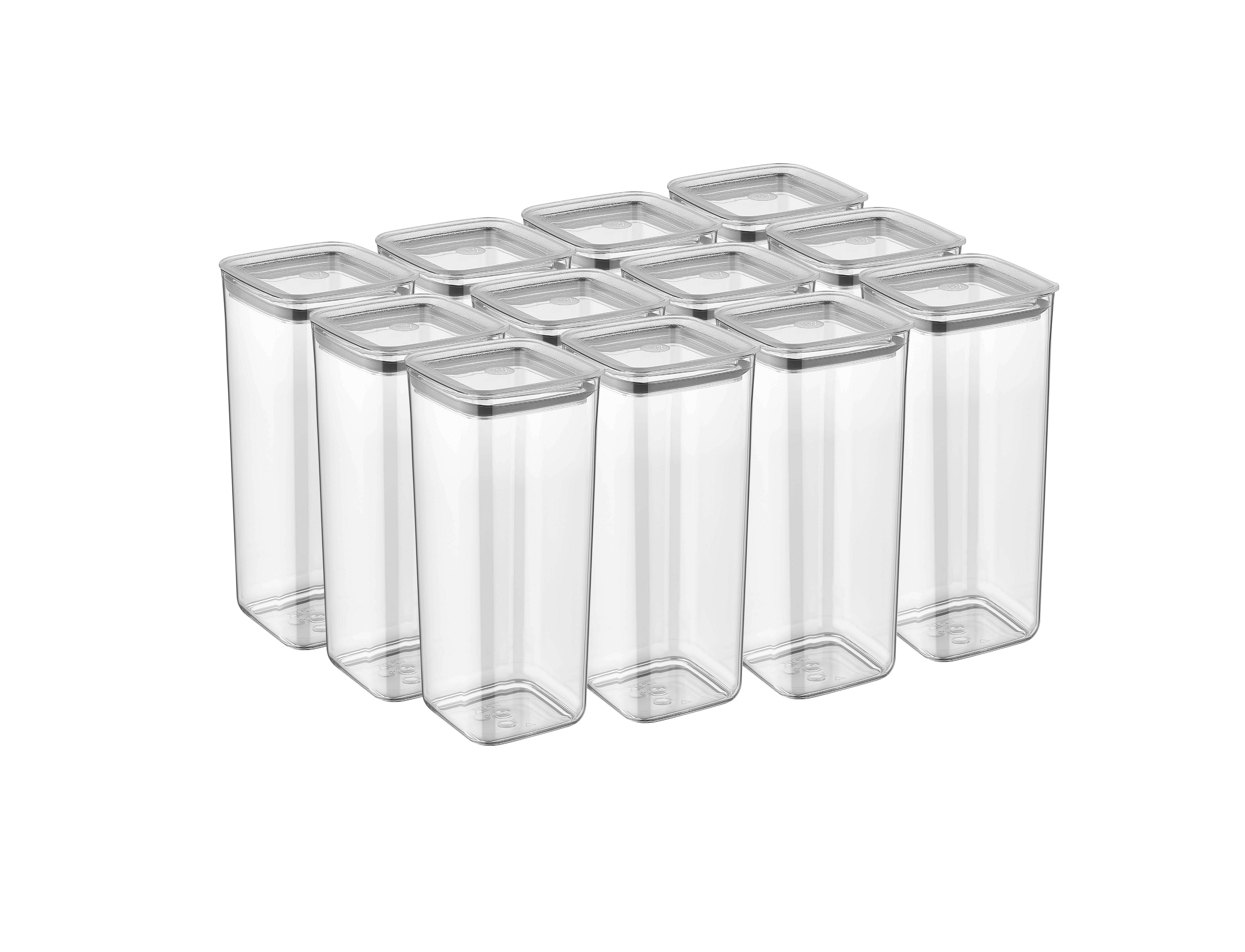 Vip Ahmet Vorratsdose Vorratsdosen mit Deckel, BPA-frei Kunststoff, 12-tlg, 12x1,7L