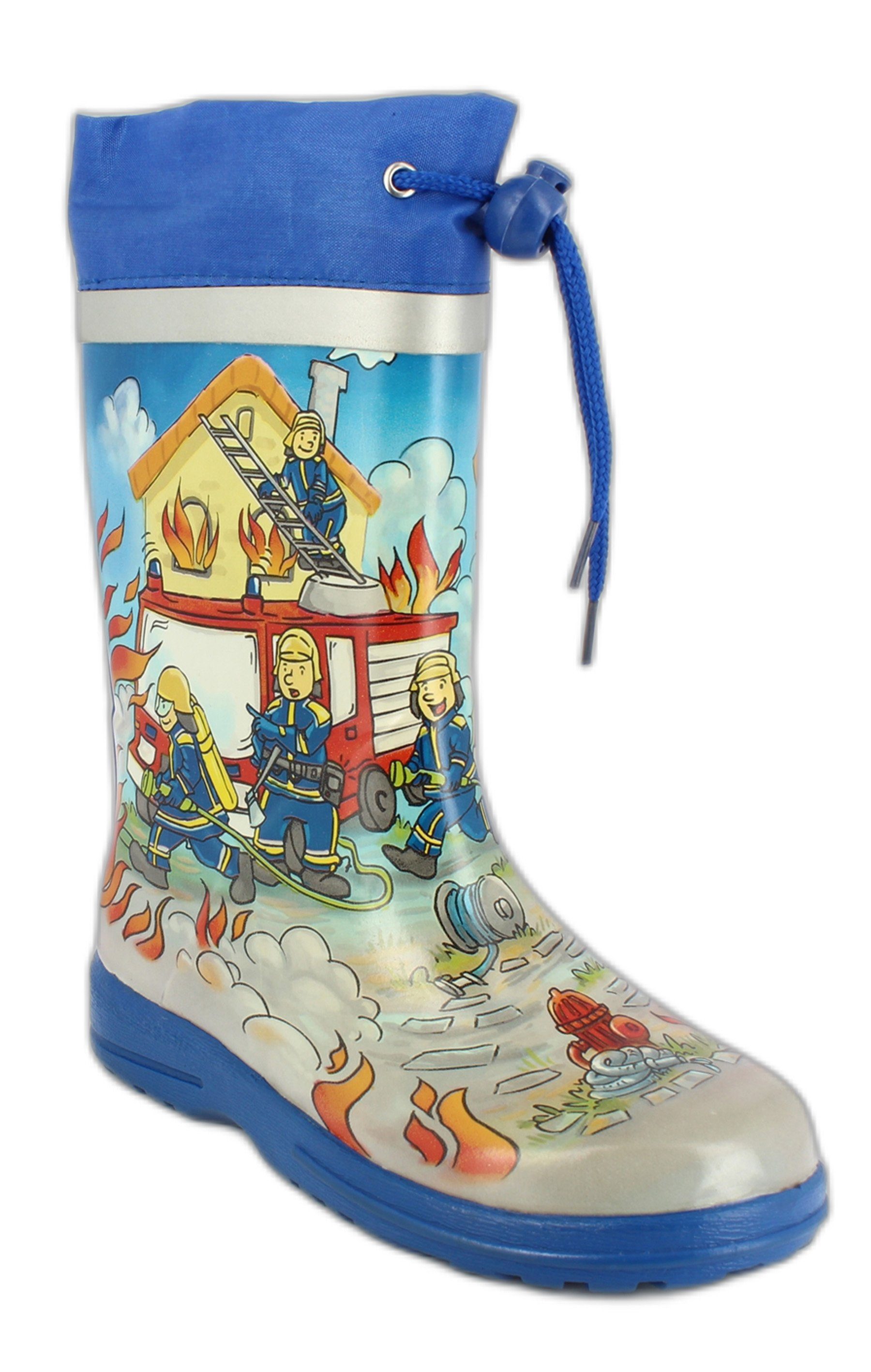 Beck Gummistiefel Fire Gummistiefel (wasserdichter, schmaler Stiefel, für trockene Füße bei Regen und Matschwetter) herausnehmbare Innensohle, weicher flexibler – Bild 4 von 5