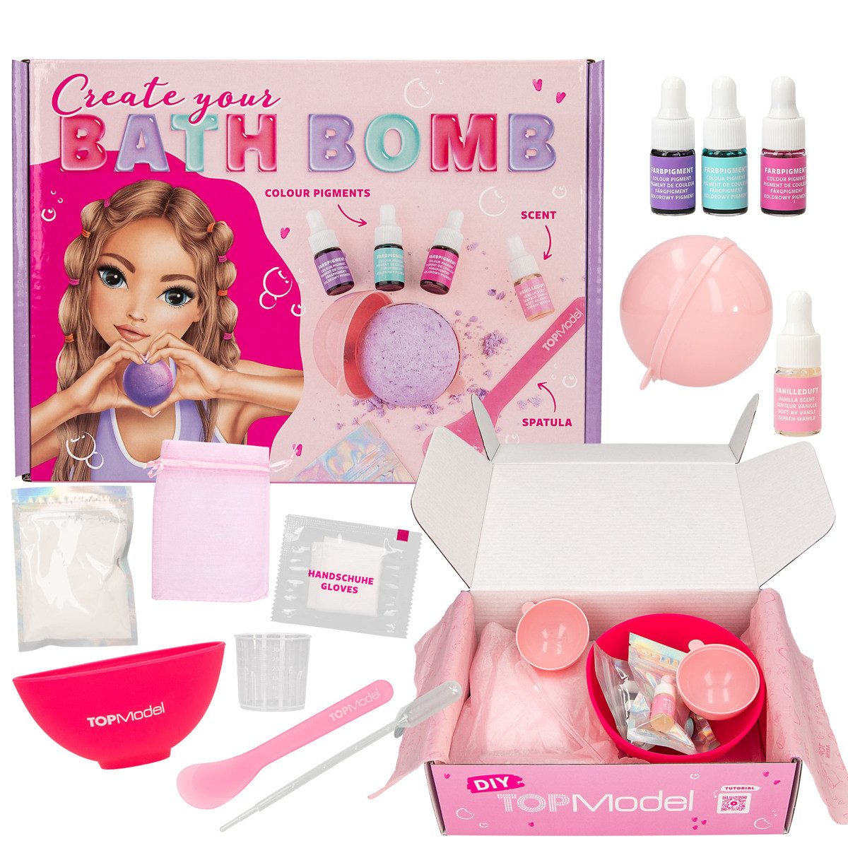 Freizeittasche DEPESCHE TOPModel Badebombe Set DIY BEAUTY and ME