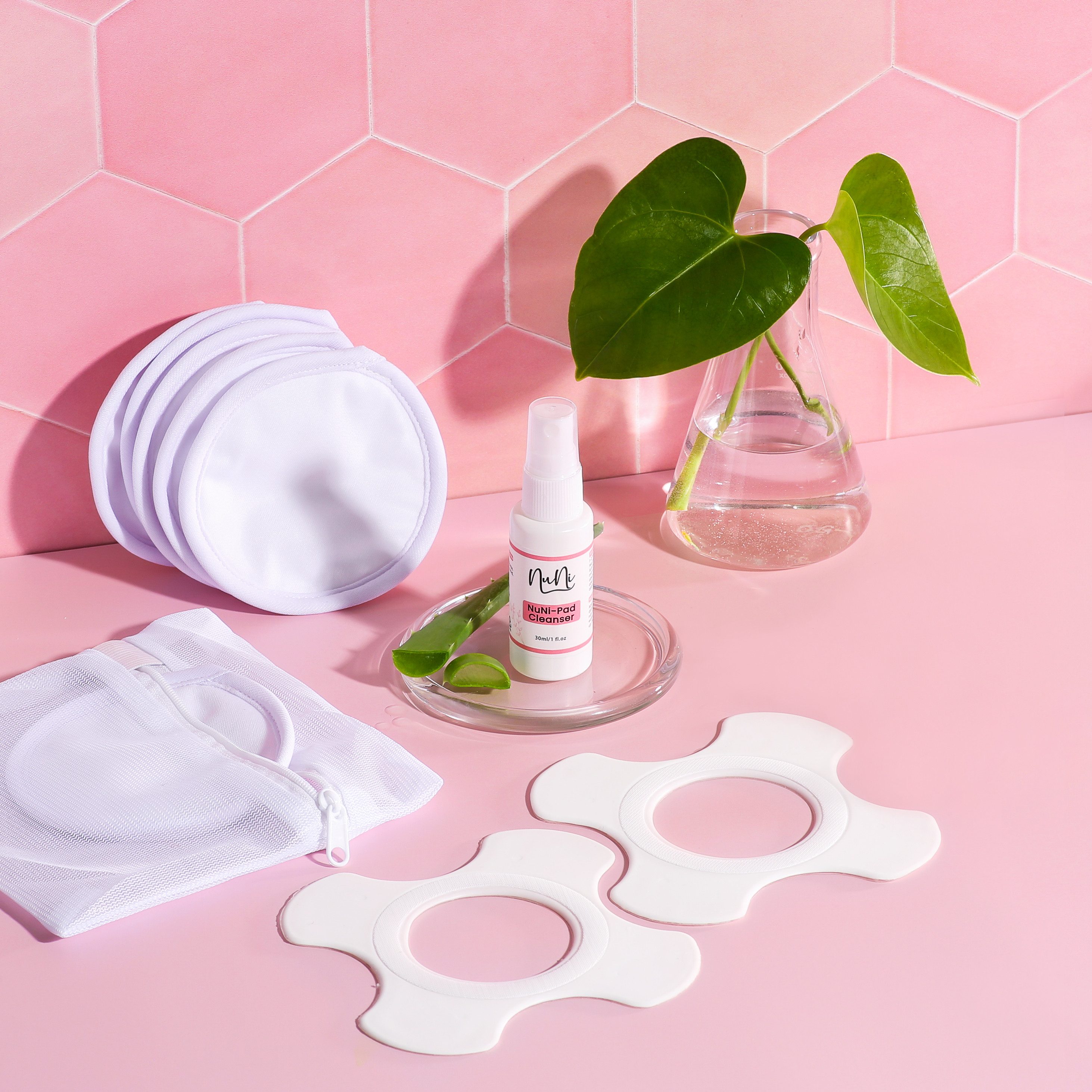 NuNi BH-Stilleinlagen Sanft & sicher – das wiederverwendbare Still-Set von NUNI, wiederverwendbar, waschbar, Made in Germany