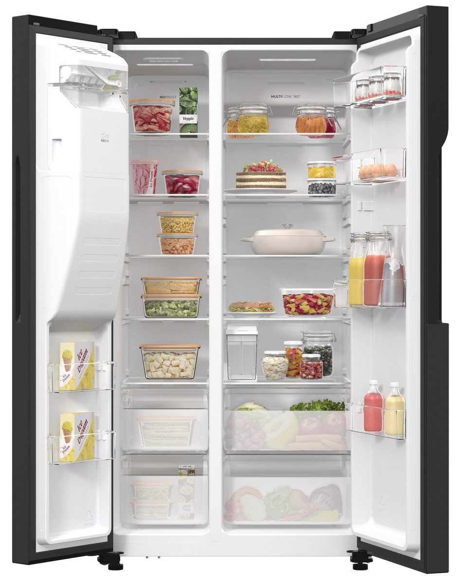 GORENJE Side-by-Side NRR 9185 ESBXL, 178,6 cm hoch, 91,5 cm breit, Wasser-/Eisspender