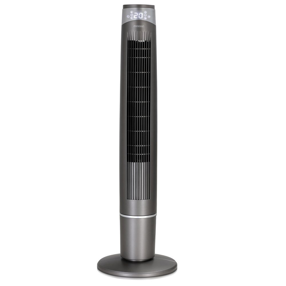 monzana Turmventilator, mit Fernbedienung 120cm Timer 3 Modi 90° Oszillation Säulenventilator