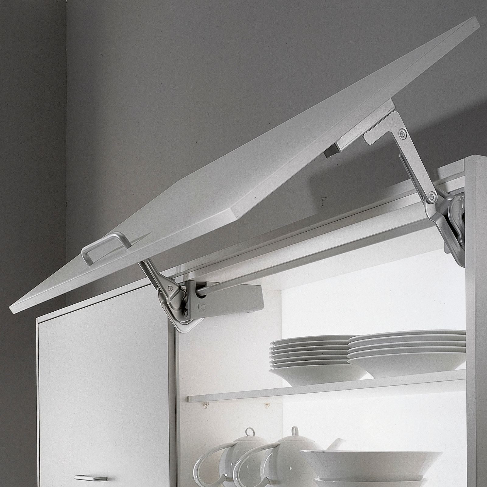 Kesseböhmer Möbelbeschlag Original Kesseböhmer Gasdruckfeder, verstärkte Ausführung 250N für HSB Hochschwenkbeschlag