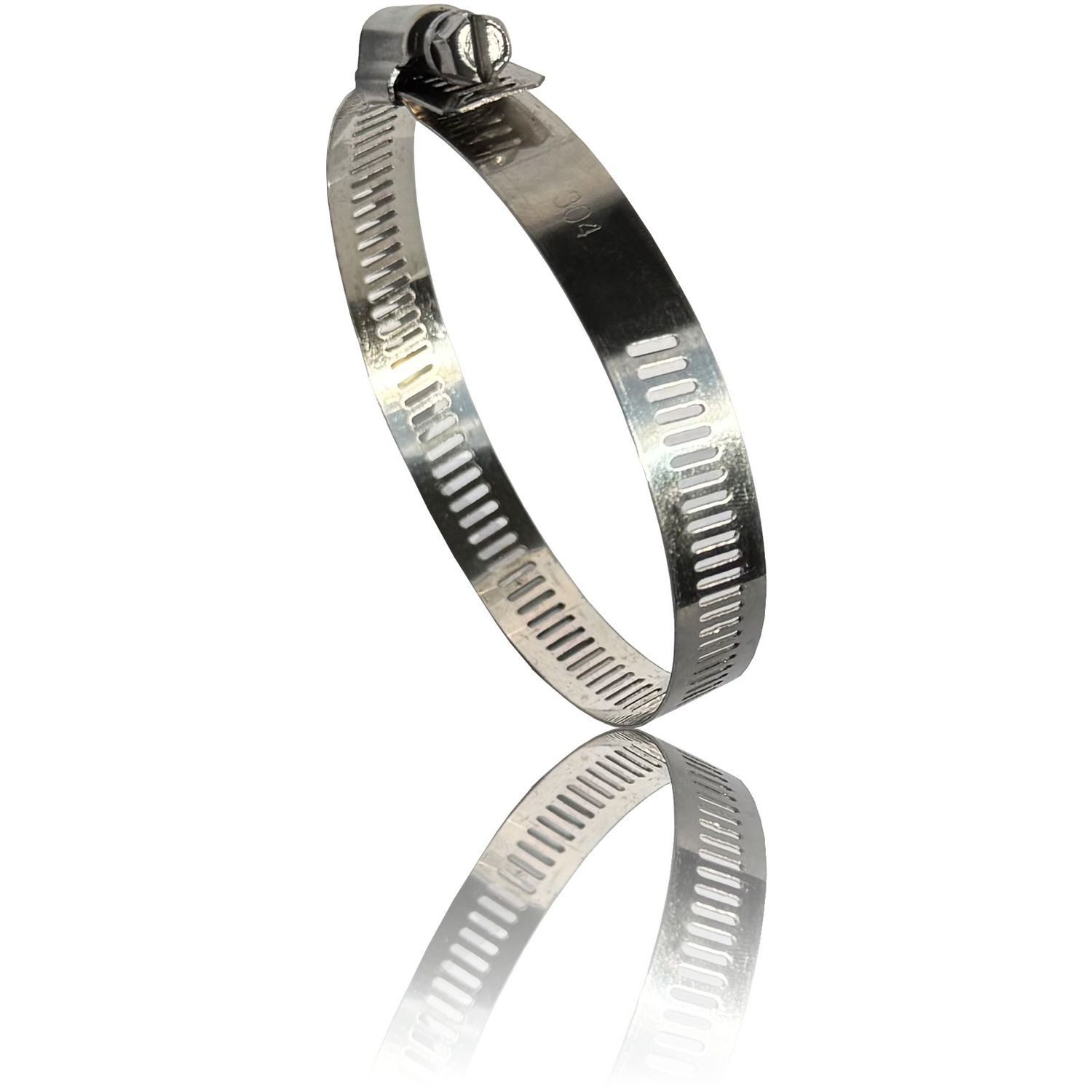 BURI Schlauchschelle 1 Schlauchschelle Edelstahl V2A Schlauch Schelle Rohrschelle 65-89mm, (1-St)