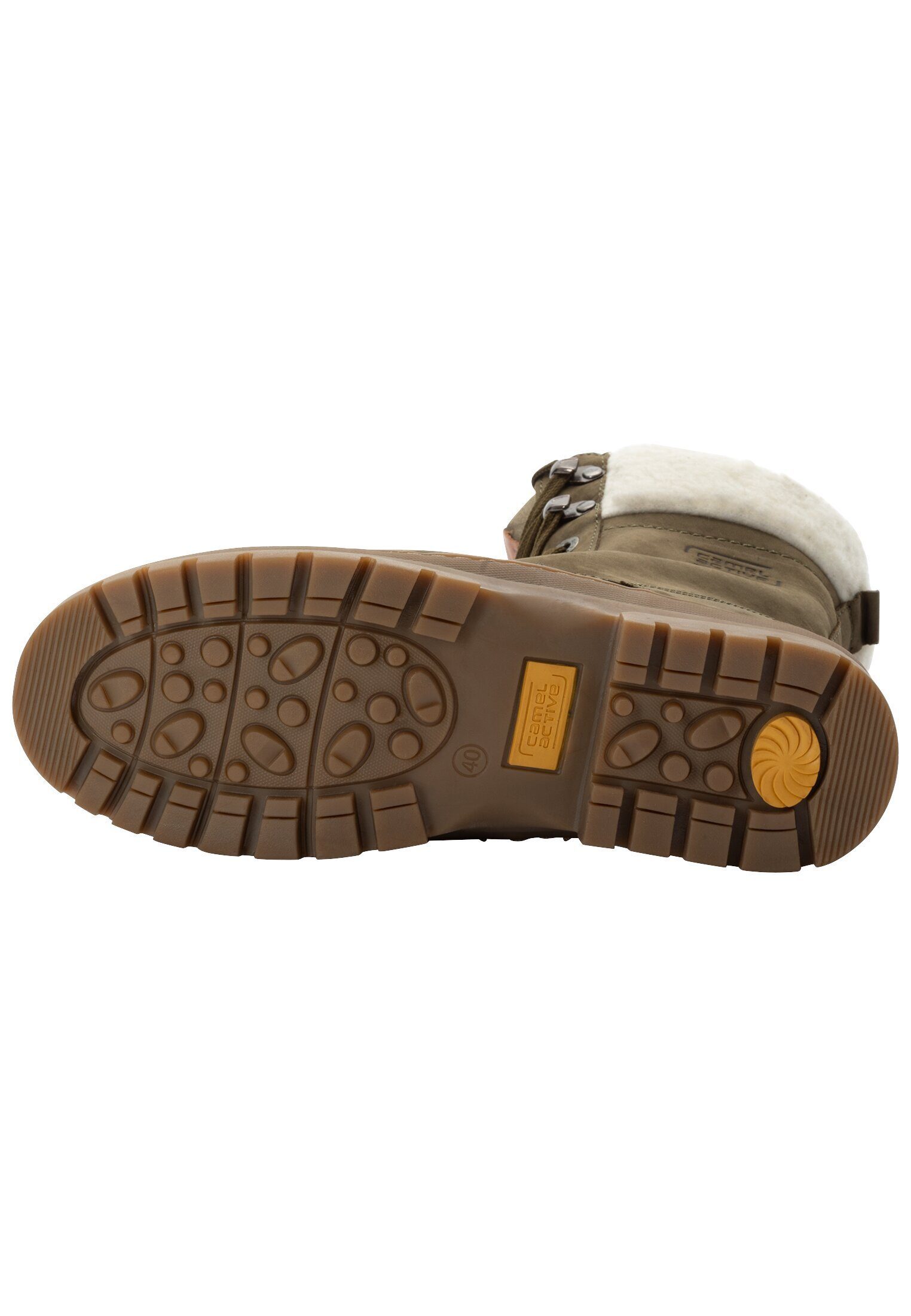 camel active mit warmem Wollfutter Schnürstiefel