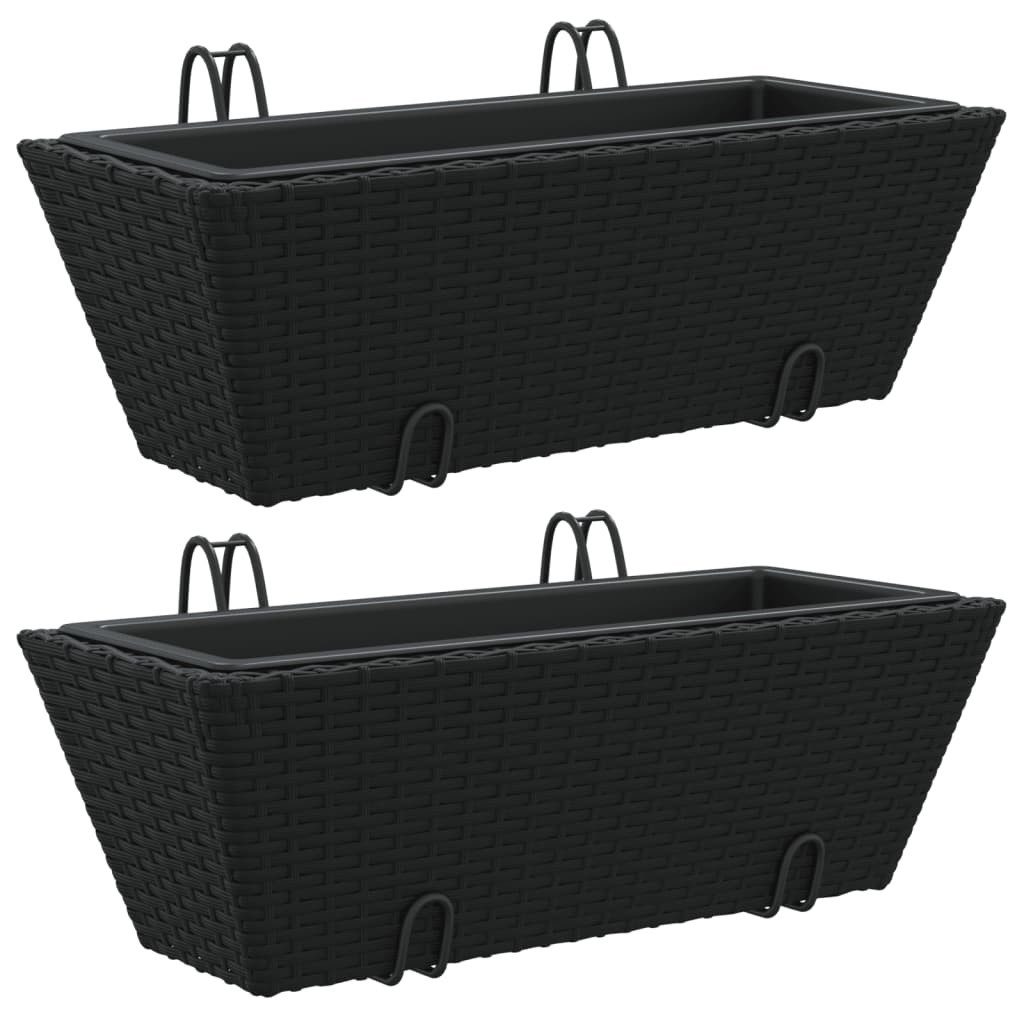 vidaXL Blumentopf Pflanzkasten mit Haken 2 günstig online kaufen
