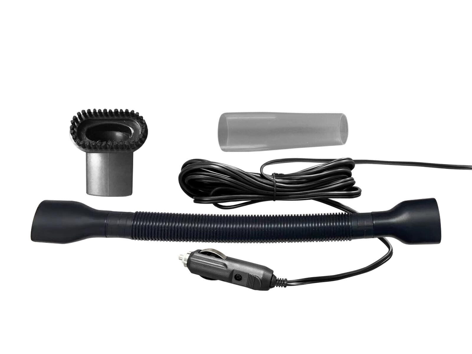 Könner & Söhnen Handstaubsauger KS VC20, 3m Kabel für Kofferraum, LED-Licht, transparenter Behälter schwarz