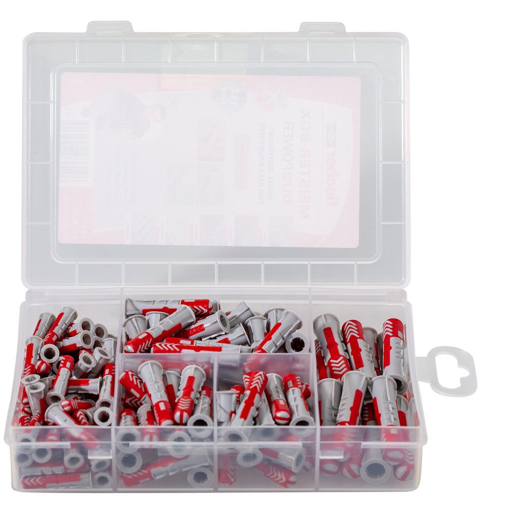 fischer Dübel-Set Meister-Box DUOPOWER, (132-tlg)