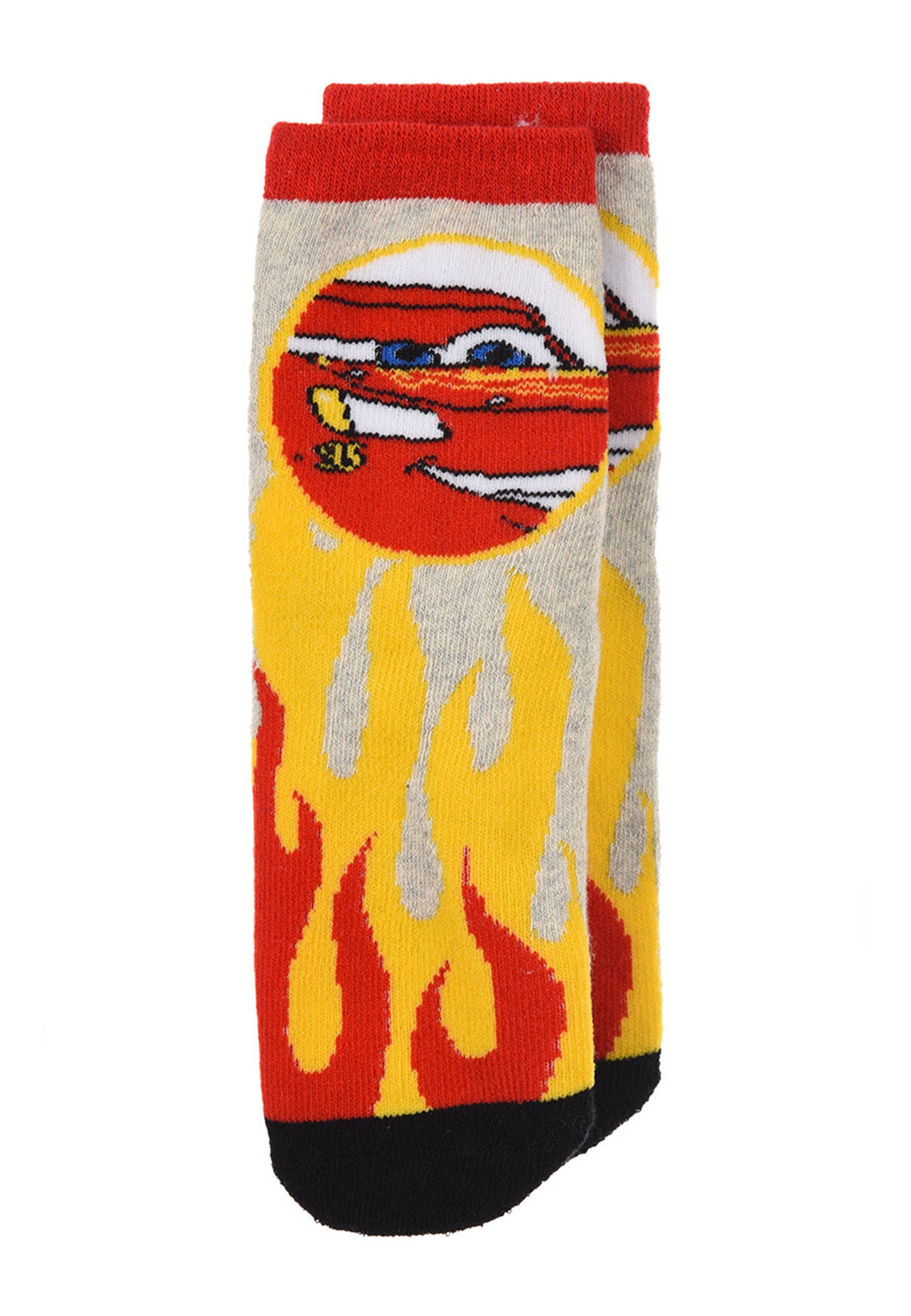 Disney Cars Socken Lightning McQueen Anti-Rutsch-Socken Stopper-Socken